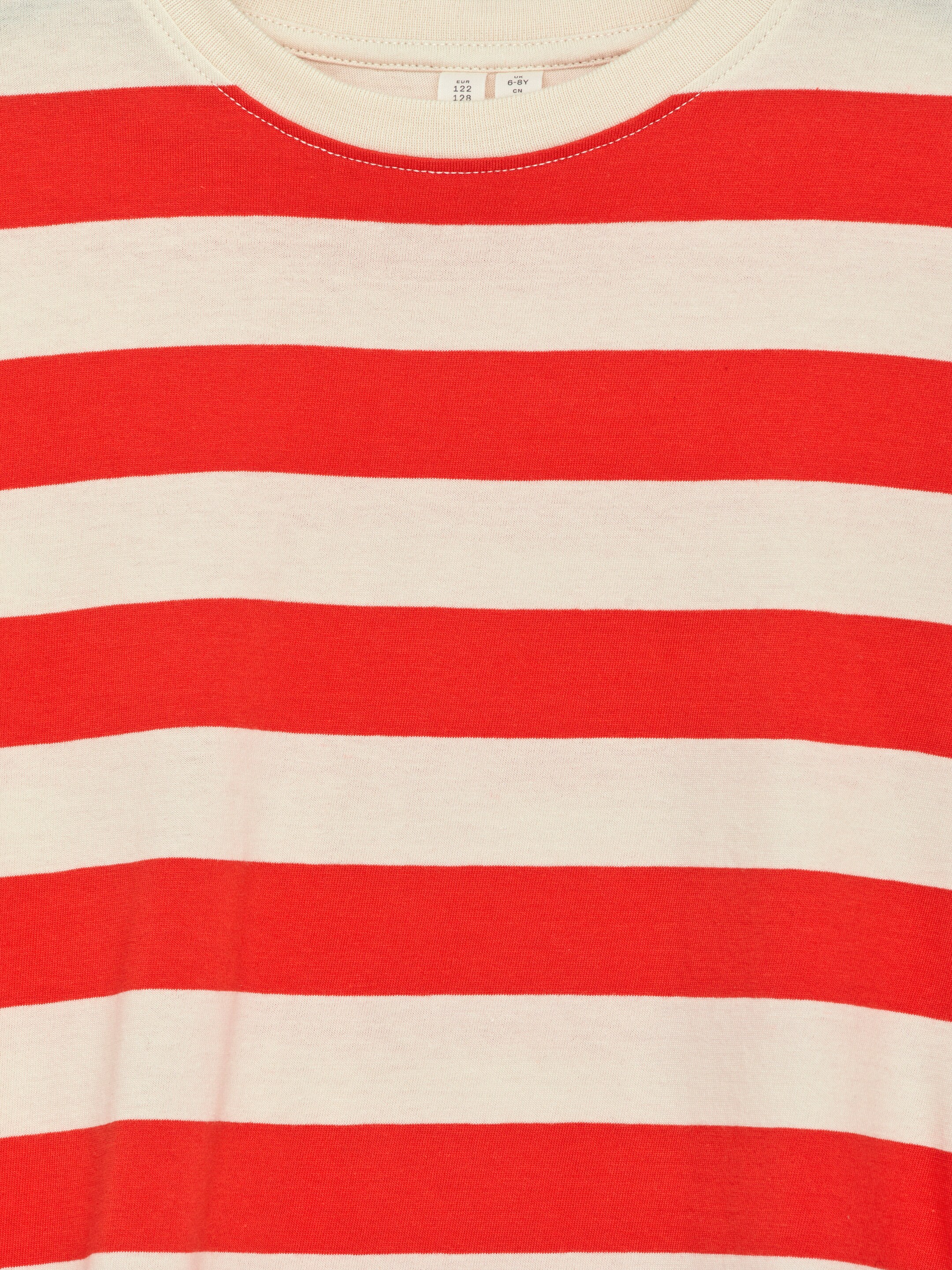 Visa större bild: Långärmad t-shirt - Röd/beige - BARN | H&M SE 3