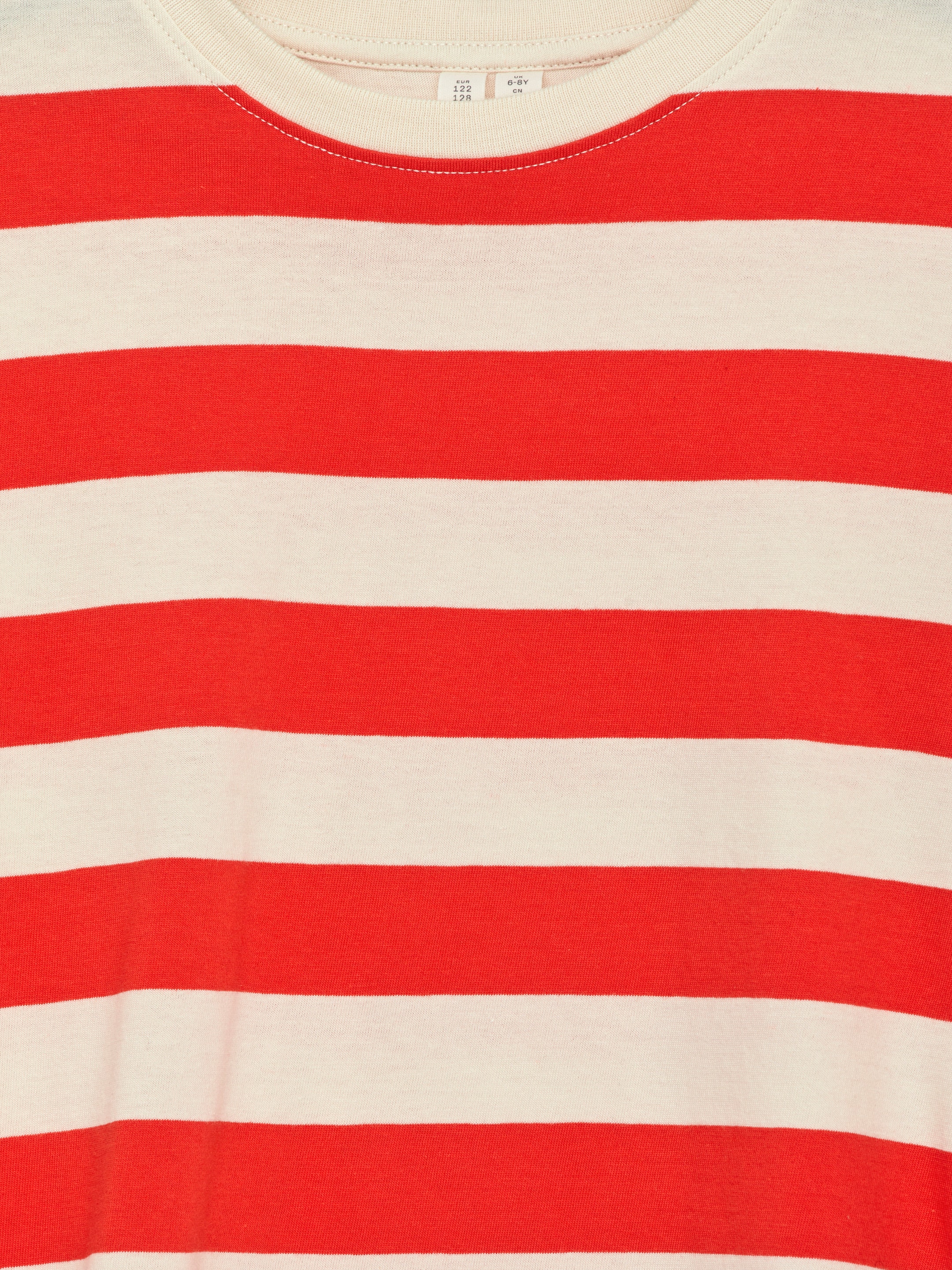Langarmshirt - Rot/Beige - Relaxed Fit - Children - StillMedia/DescriptiveDetail - 1