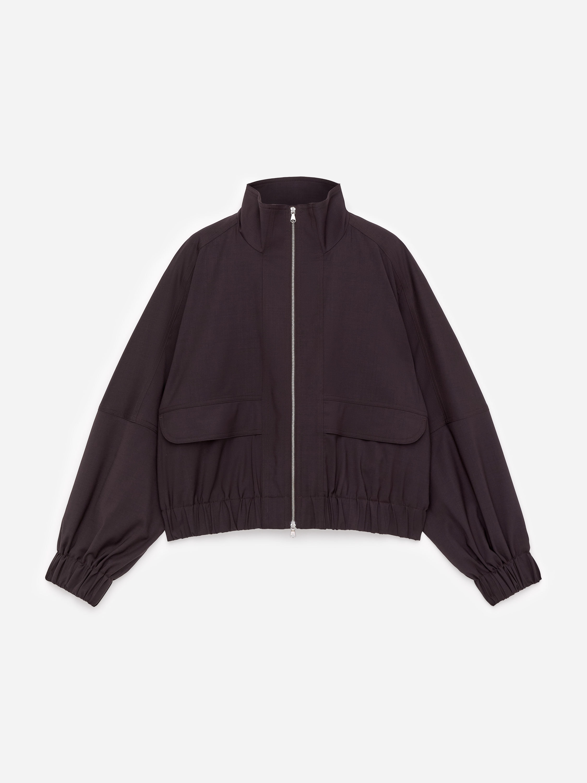 Zip Jacket – Dark Brown – ARKET NL