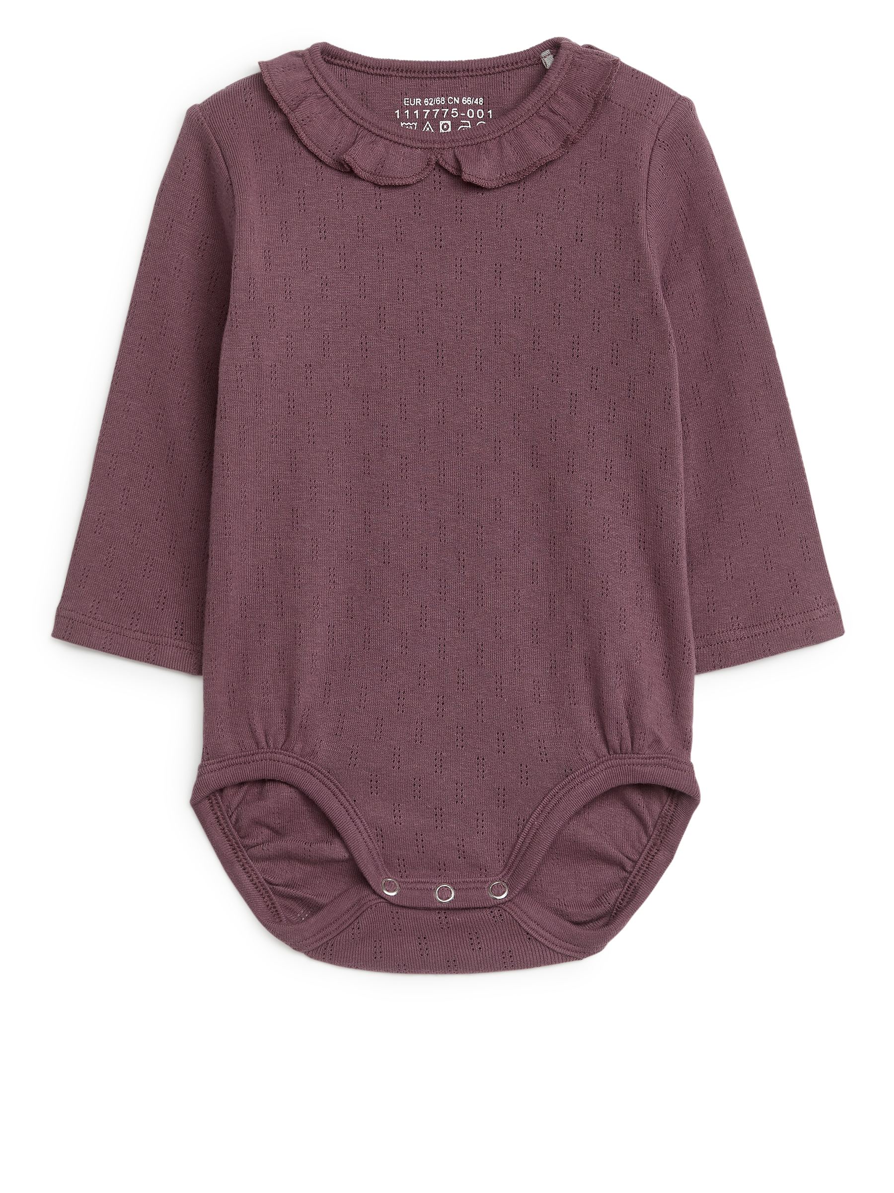 Body de pointelle - Morado oscuro - Corte estándar - Children - StillMedia/DescriptiveStillLife - 1