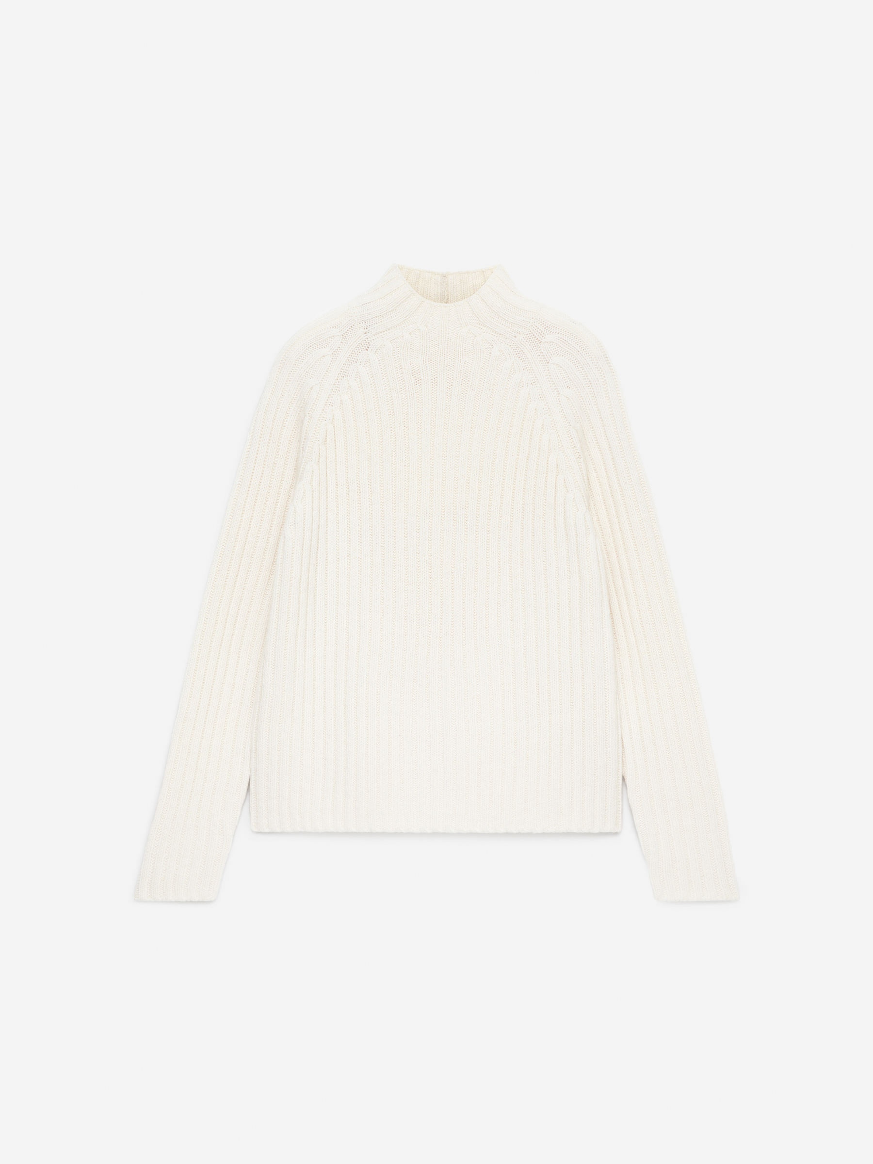 Rib-Knitted Jumper-#F2E8D6-12398