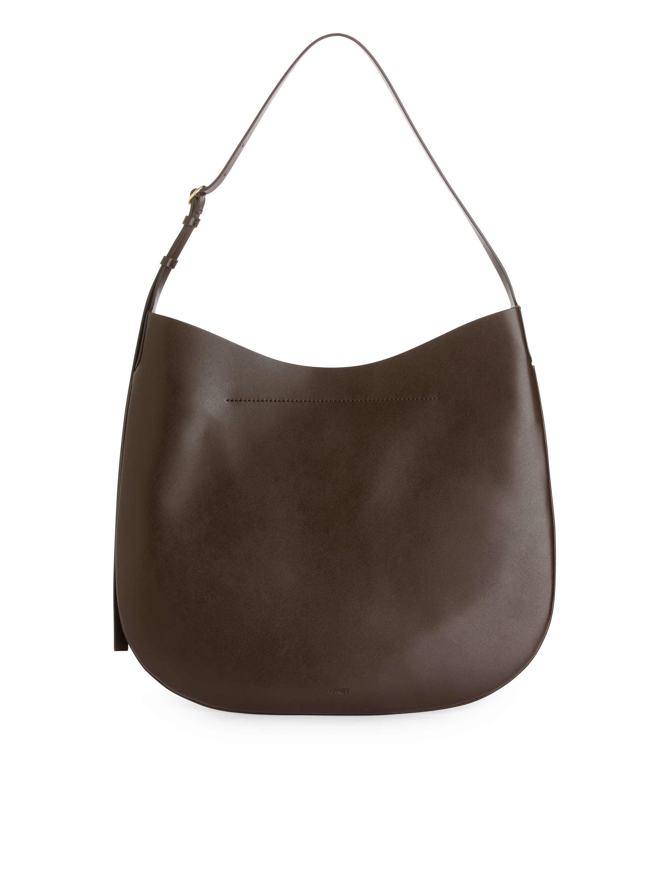 Halbmondförmige Schultertasche - Dunkelbraun - Damen - StillMedia/DescriptiveStillLife - 3