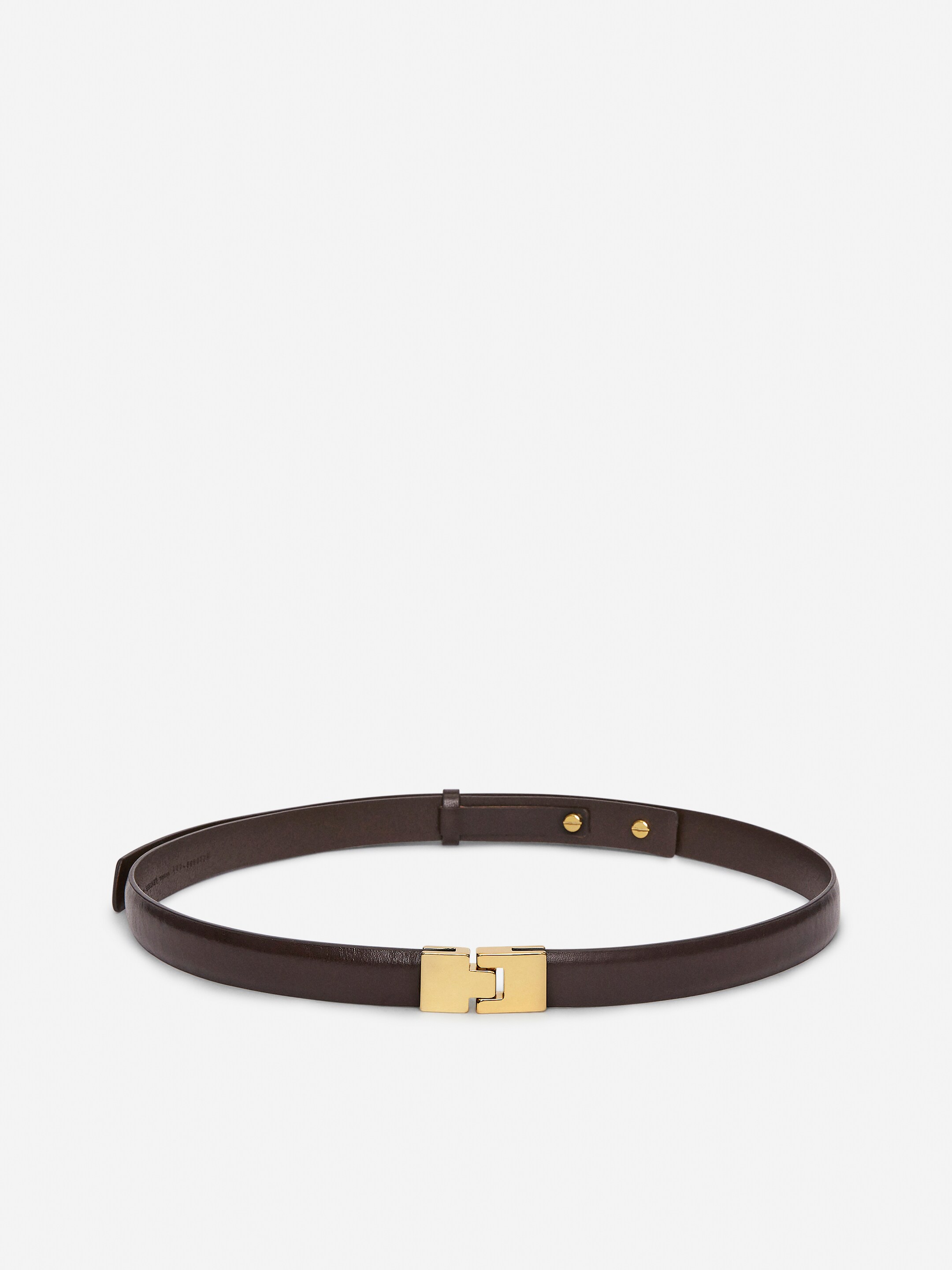 Größeres Bild anzeigen: Ledergürtel mit Schnalle  - Braun - Ladies | H&M AT 1