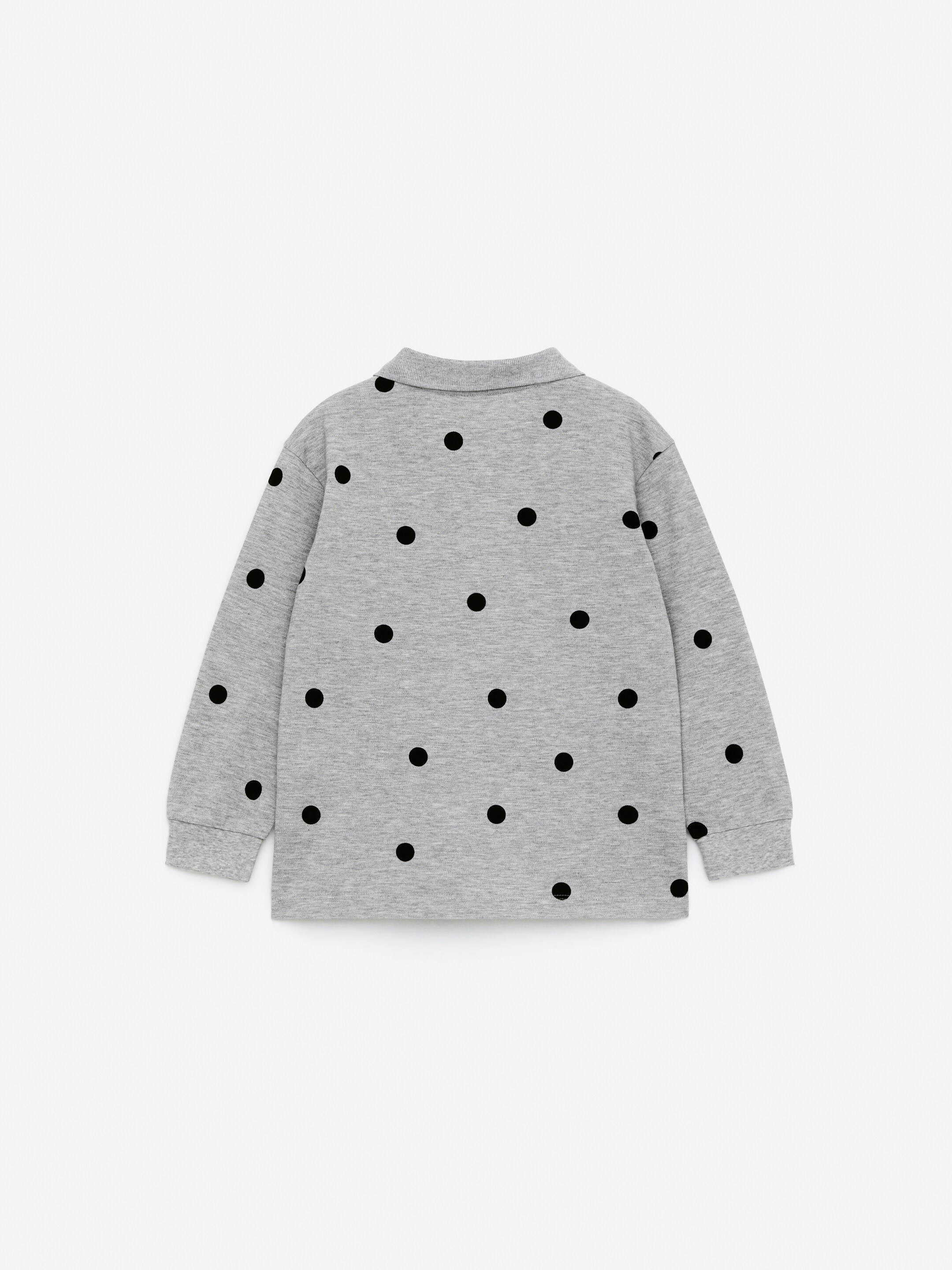 Größeres Bild anzeigen: Langärmliges Poloshirt - Graumeliert - Kids | H&M AT 2