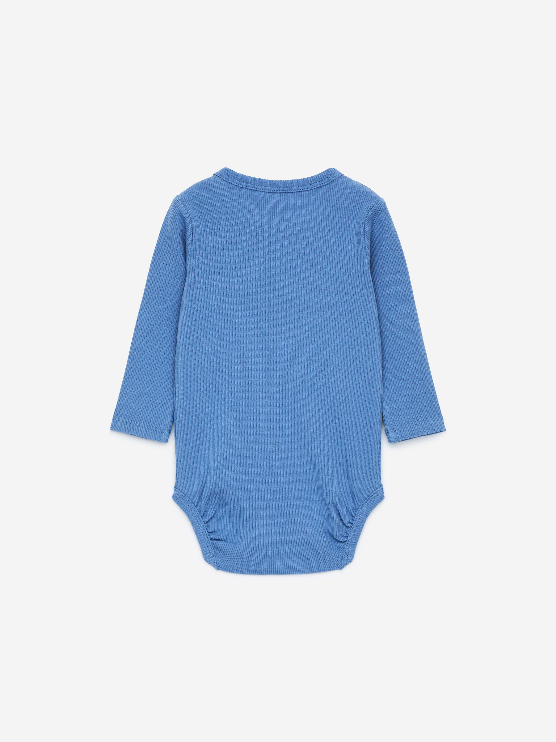 Gerippter Langarmbody - Mittelblau - Kinder - StillMedia/DescriptiveStillLife - 2