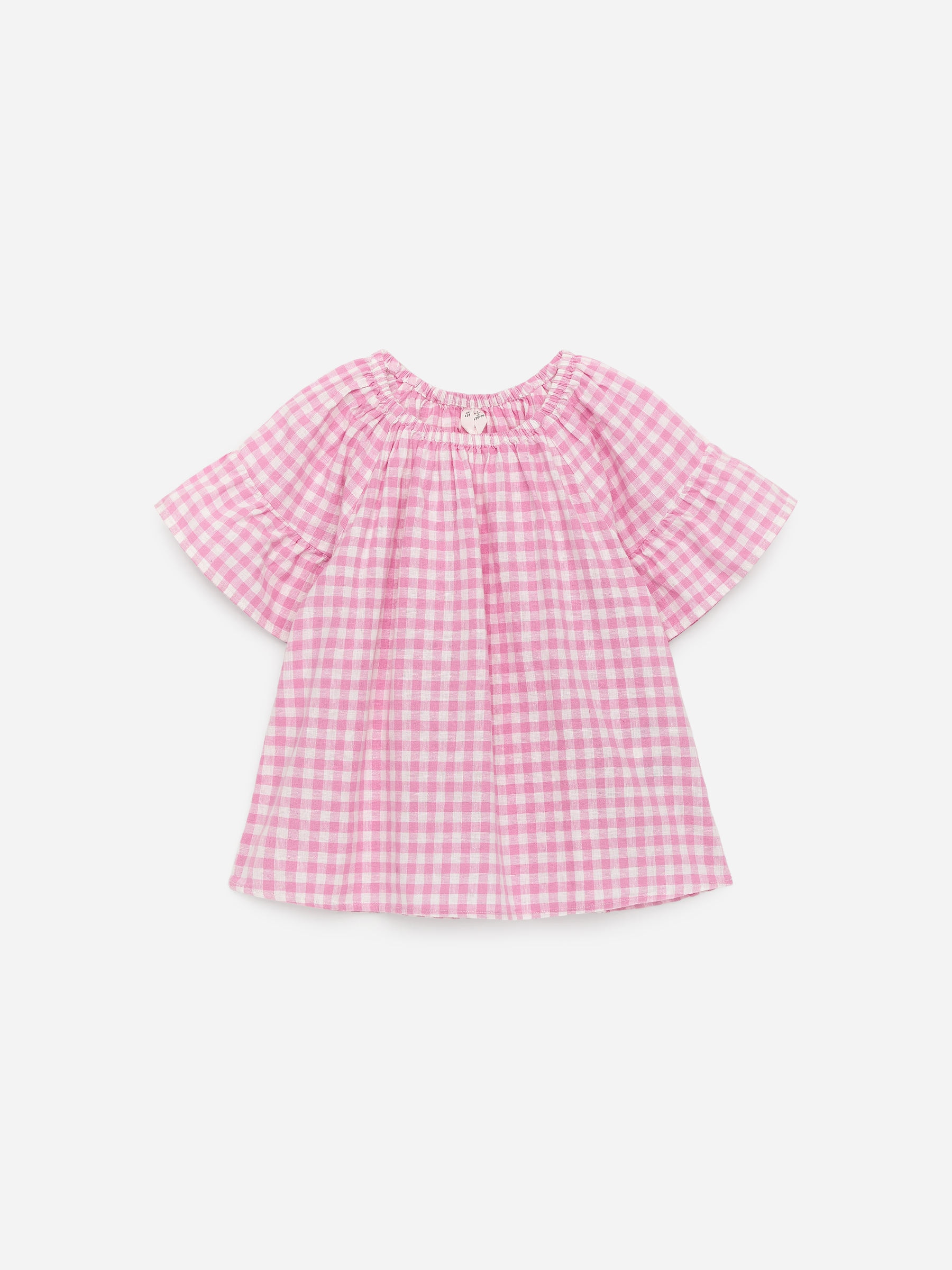 Top in cotone e lino-#D598BB-18669