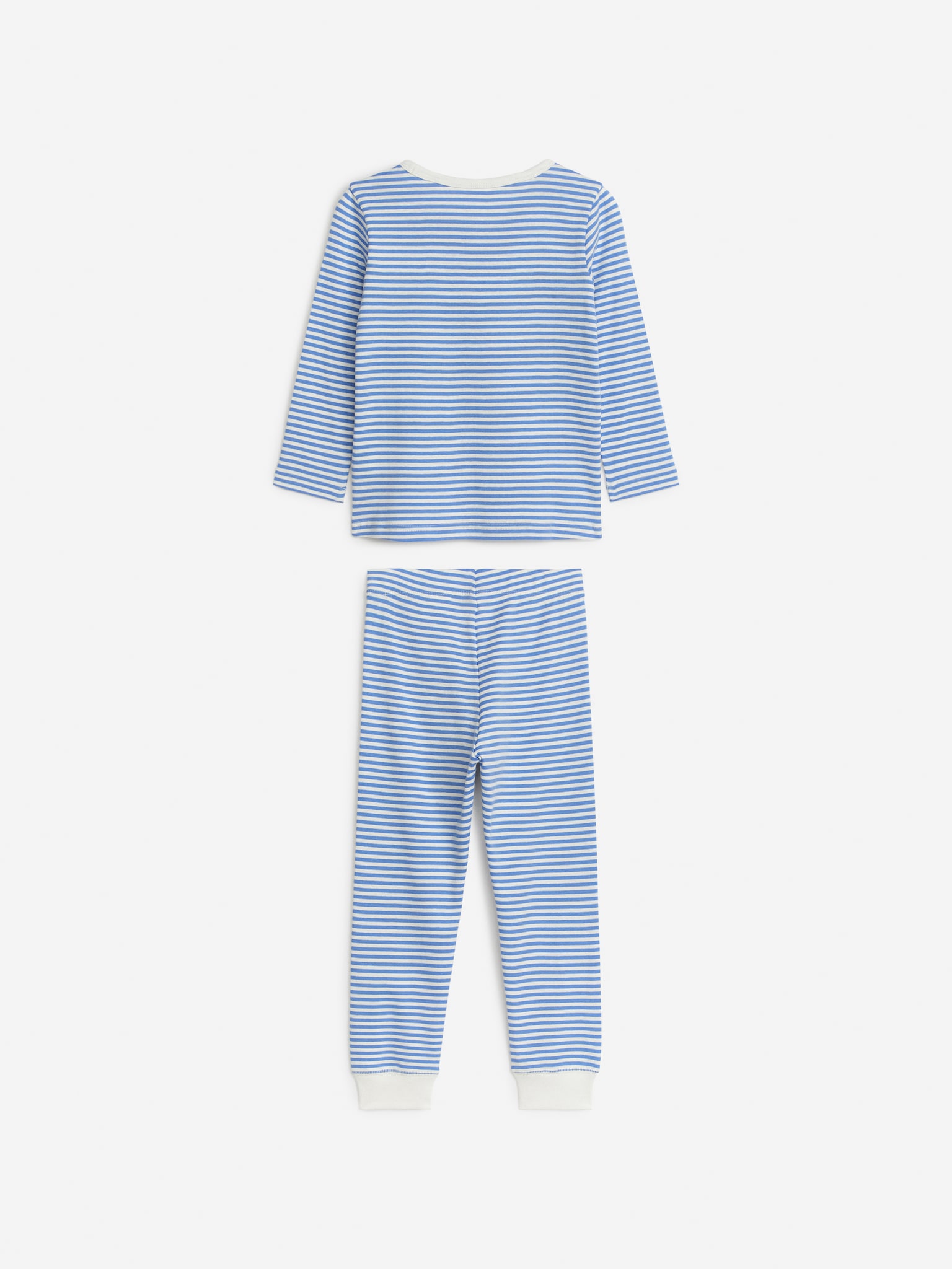 Conjunto de pijama de punto - Azul/blanco/Azul claro/verde/Lila/Rosa/corazones/Azul claro/Rojo/blanco roto - 2