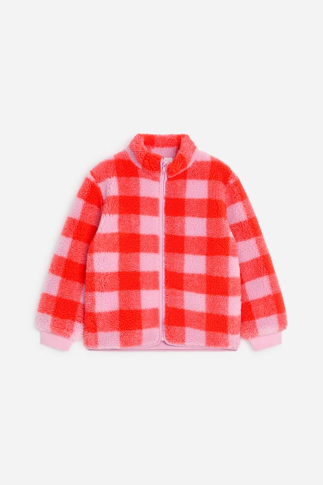 Pile Jacket - Red/Pink/Black/Brown/Green/Blue - 1