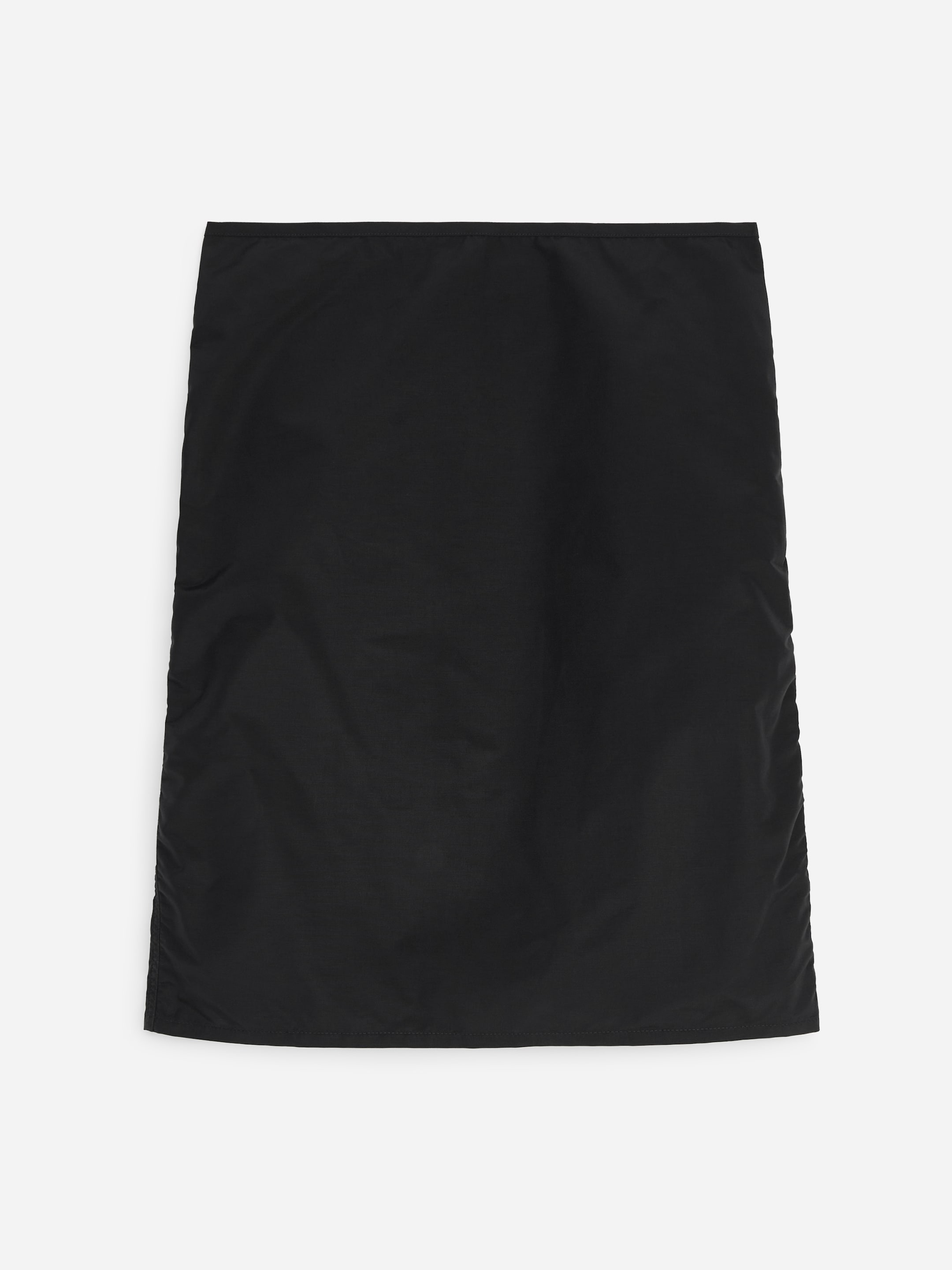 Cotton-Nylon Pencl Skirt - Black - Regular fit - women - StillMedia/DescriptiveStillLife - 1