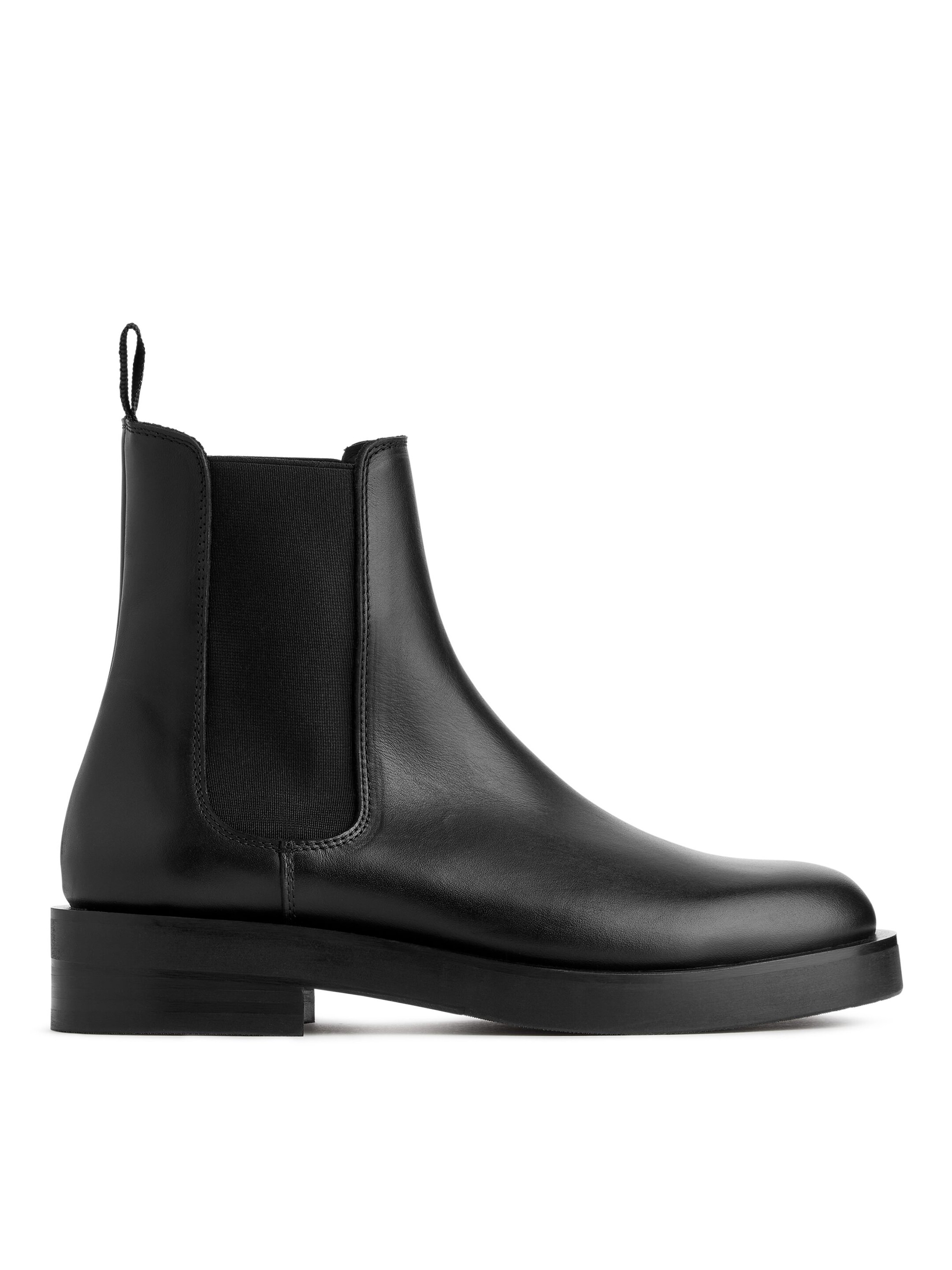 Zobacz większy obraz: Leather Chelsea Boots - Czarny - ONA | H&M PL 1