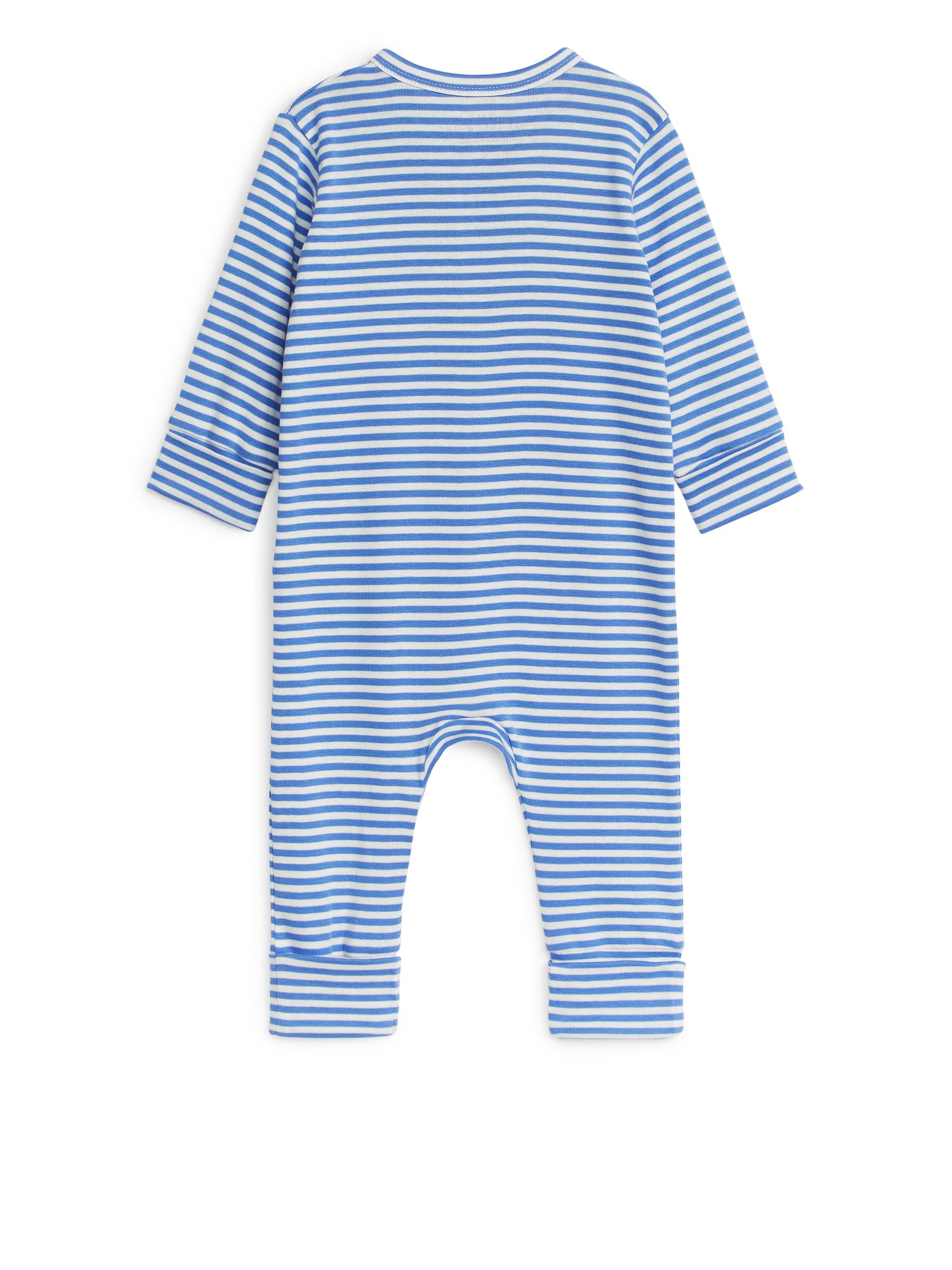 Schlafstrampler - cremeweiß/blau gestreift - Regular Fit - Kinder - StillMedia/DescriptiveStillLife - 2