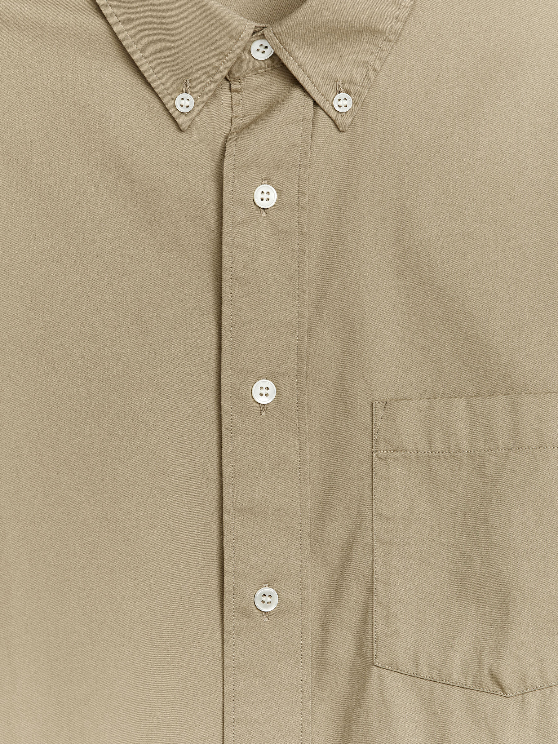 Hemd aus Baumwolltwill - Beige - Relaxed Fit - Herren - StillMedia/DescriptiveDetail - 2