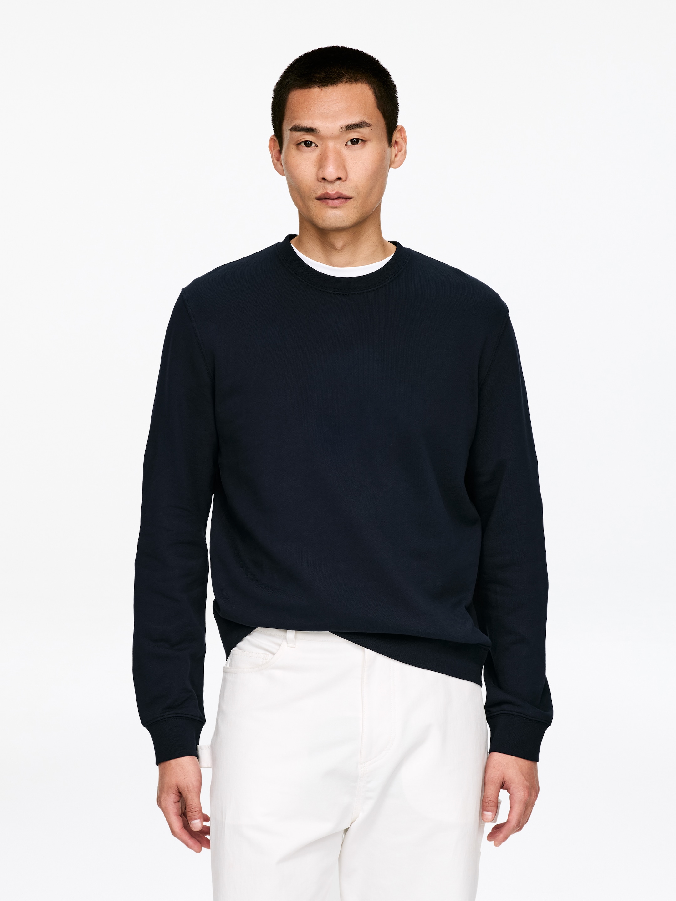 Ingrandisci l'immagine: Mid-Weight Sweatshirt - Dark Blue - UOMO | H&M CH 1