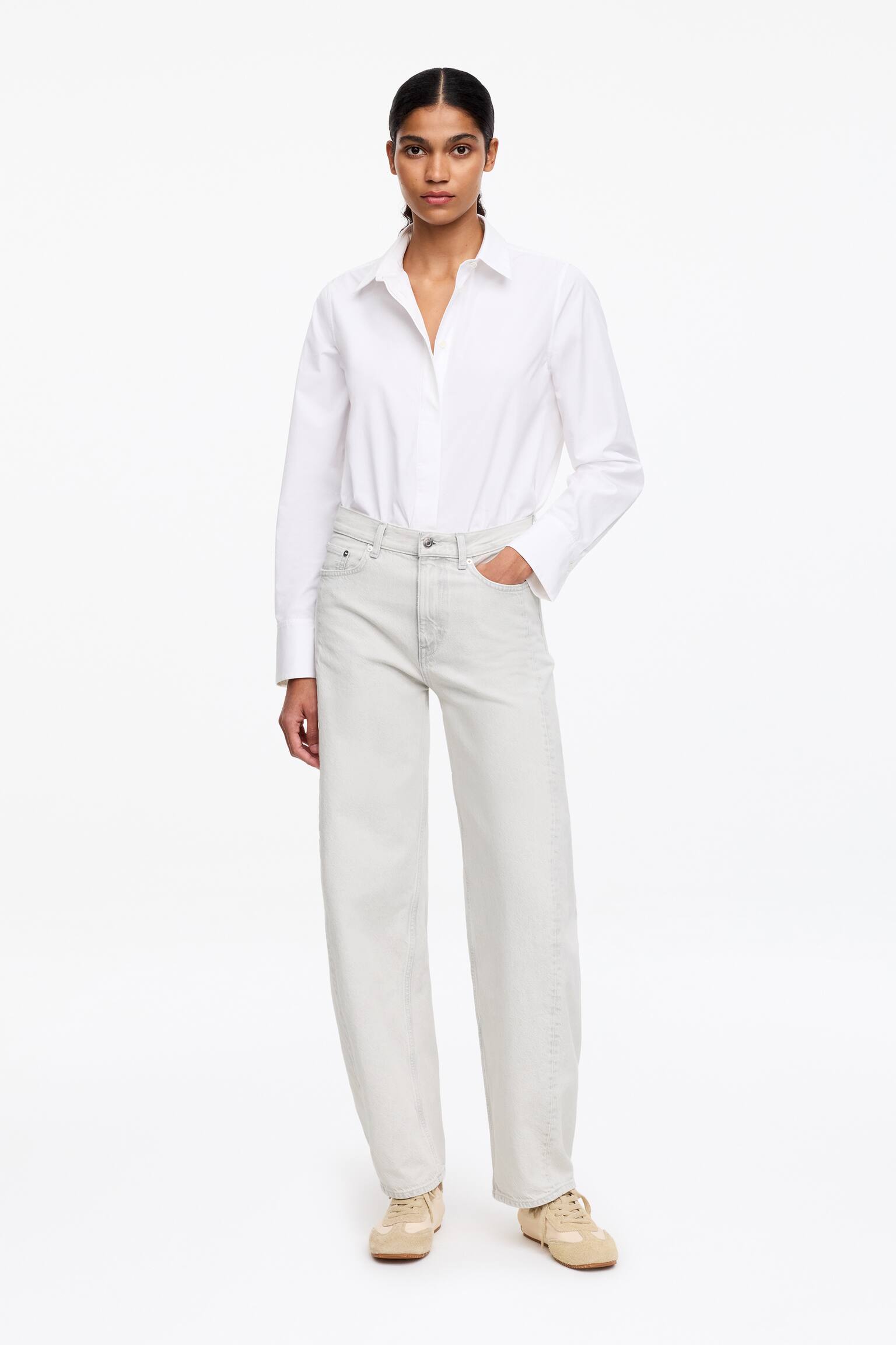 Jeans BLOOM barrel - Bianco sporco/Blu/Nero/Nero/Bianco - 1