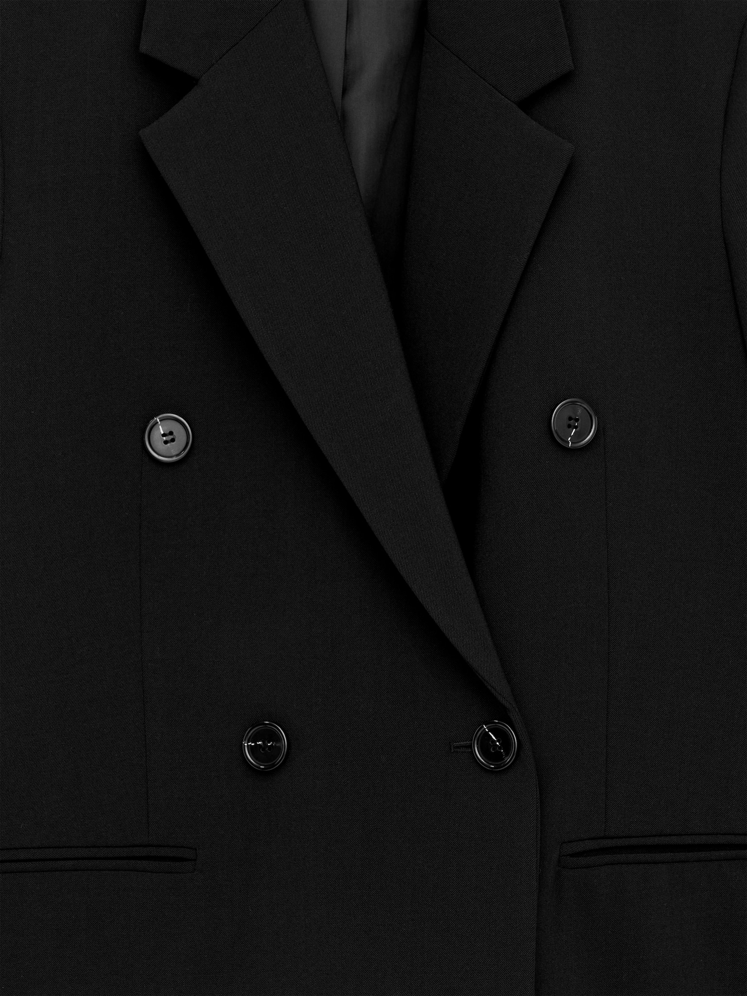 Relaxed Blazer - Black - 5