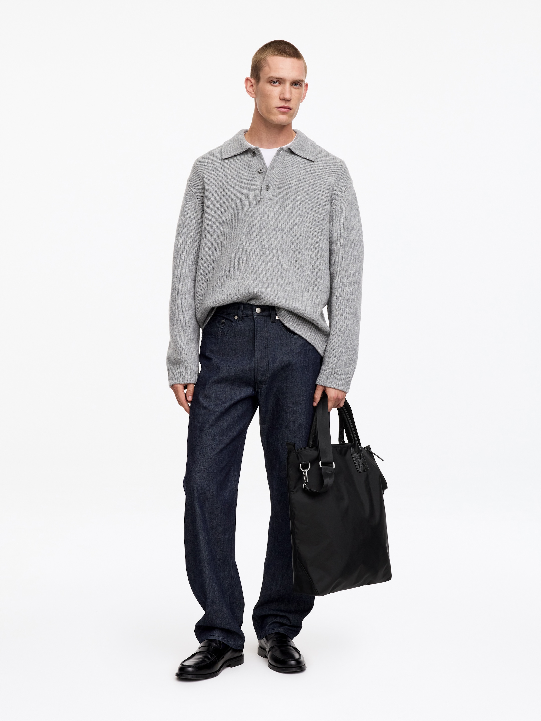 Bolso tote de nailon y piel - Negro - men - StillMedia/Lookbook - 5