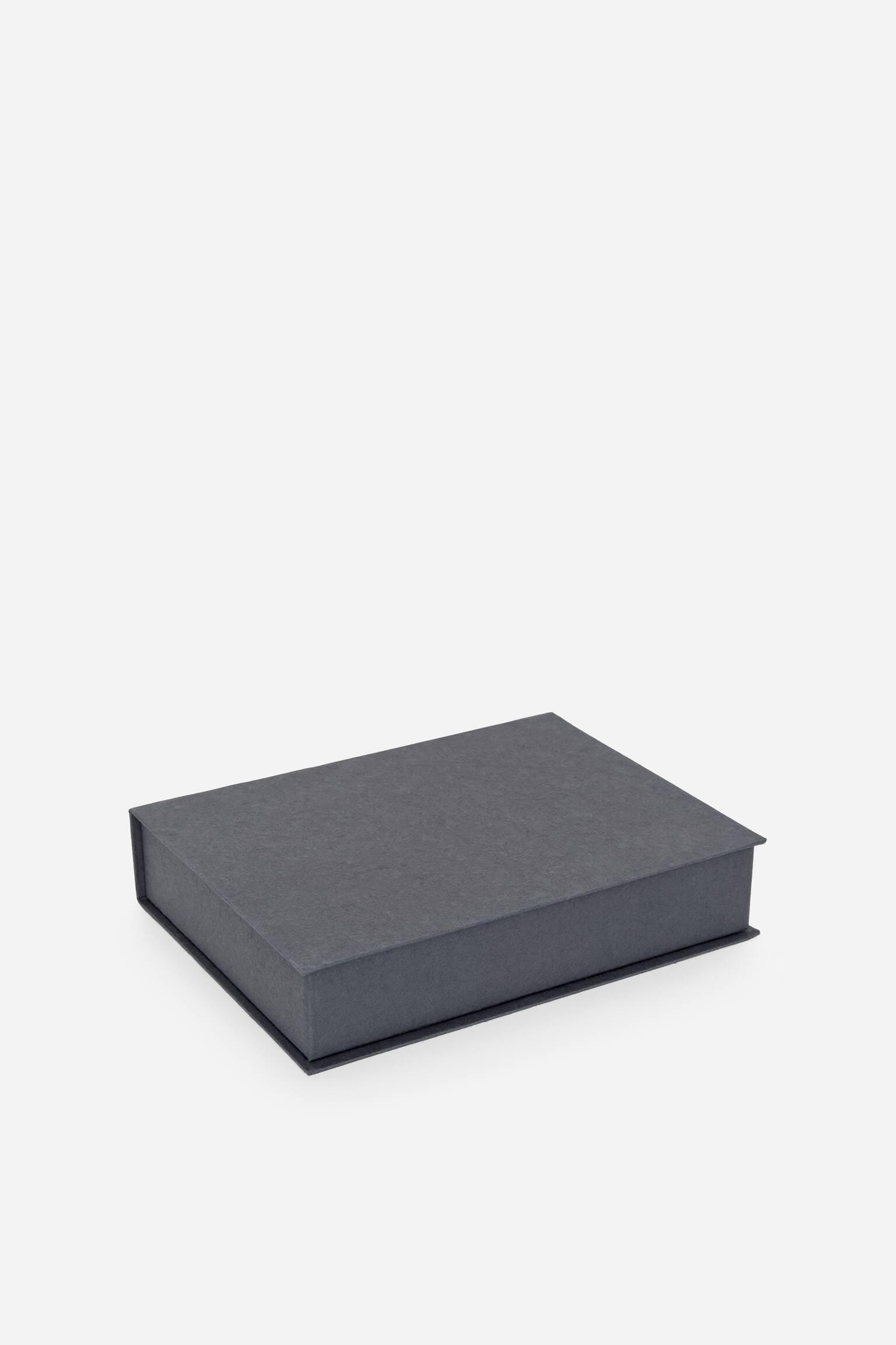 Förvaringslåda i papper, medium - Mörkblå - 1