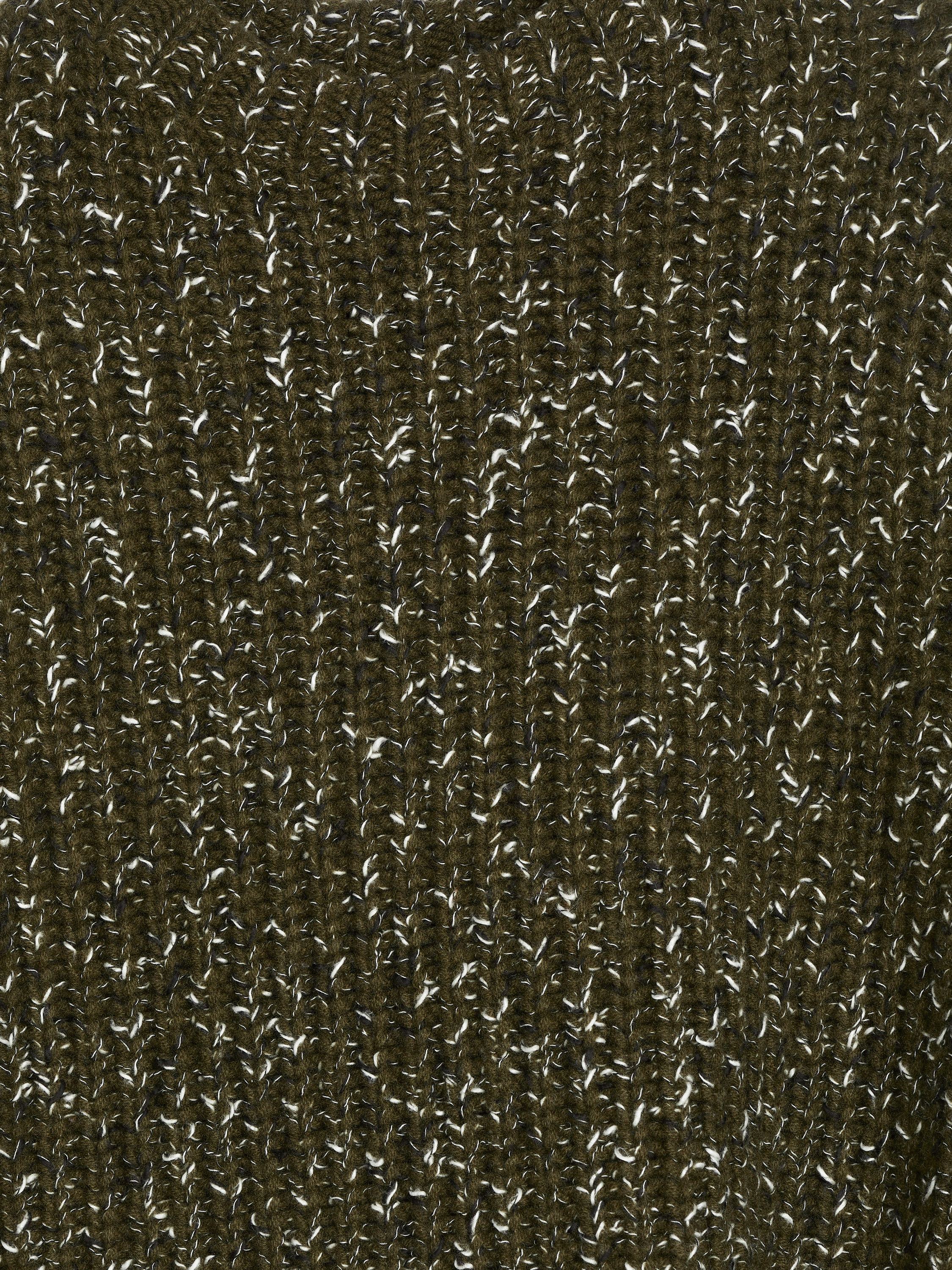 Knitted Jumper - Khaki Green Melange - Regular fit - Women - StillMedia/DescriptiveDetail - 1