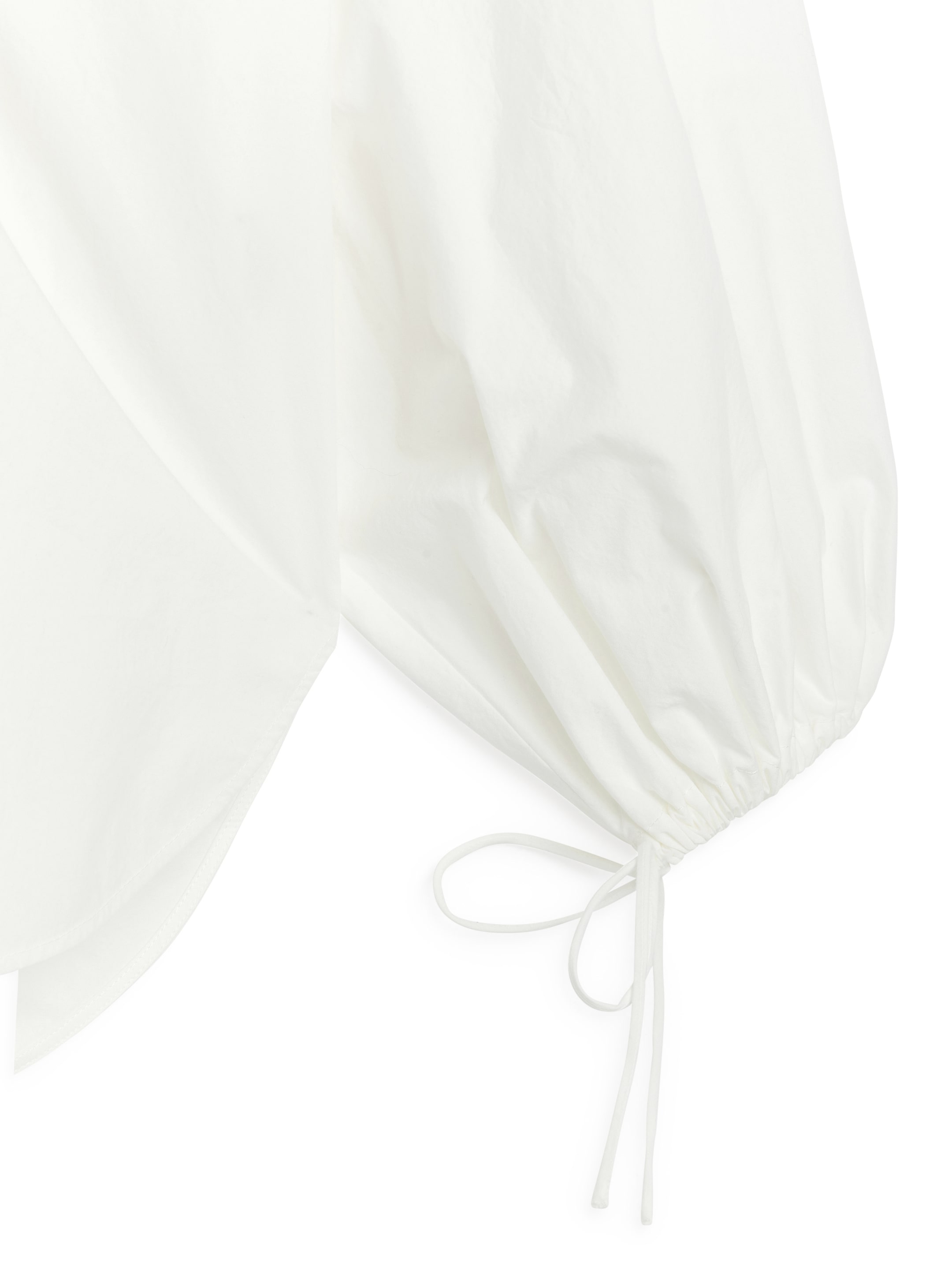 Blus med puffärm - Vit - Loose fit - Women - StillMedia/DescriptiveDetail - 2