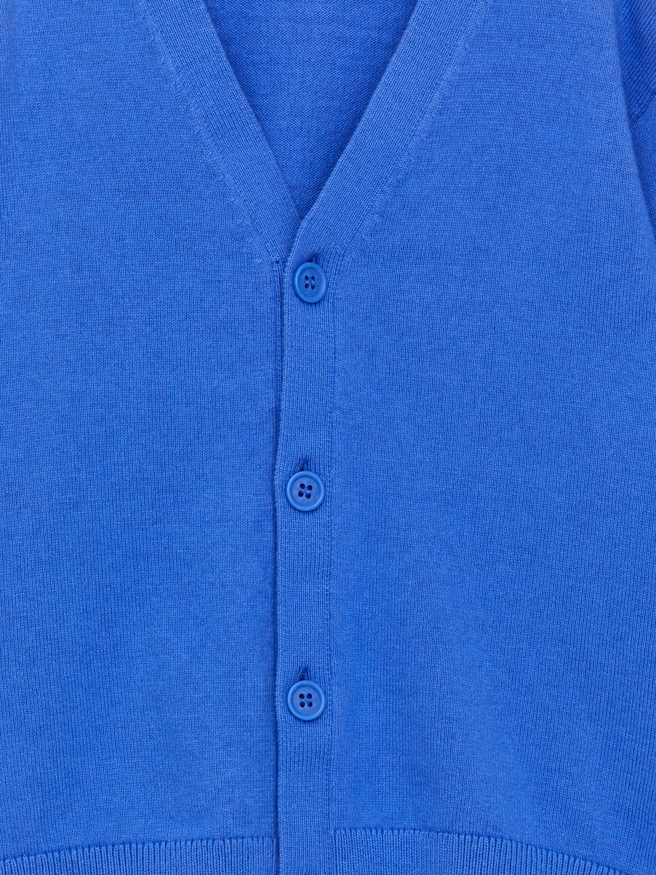Grösseres Bild ansehen: Strickjacke aus Baumwolle und Wolle - Blau - KINDER | H&M CH 3