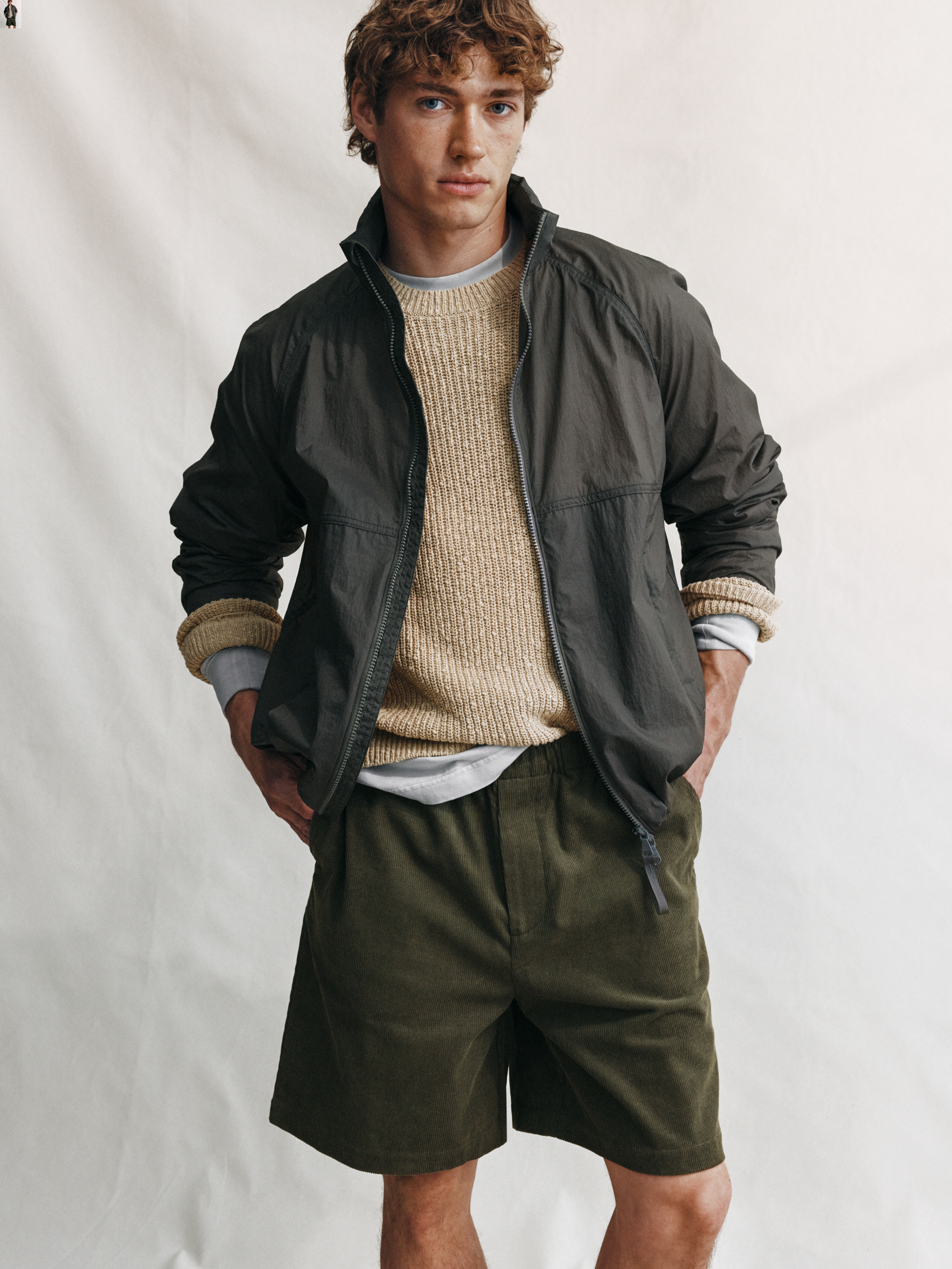 ARKET ACTIVE Windbreaker – Grey – ARKET NL