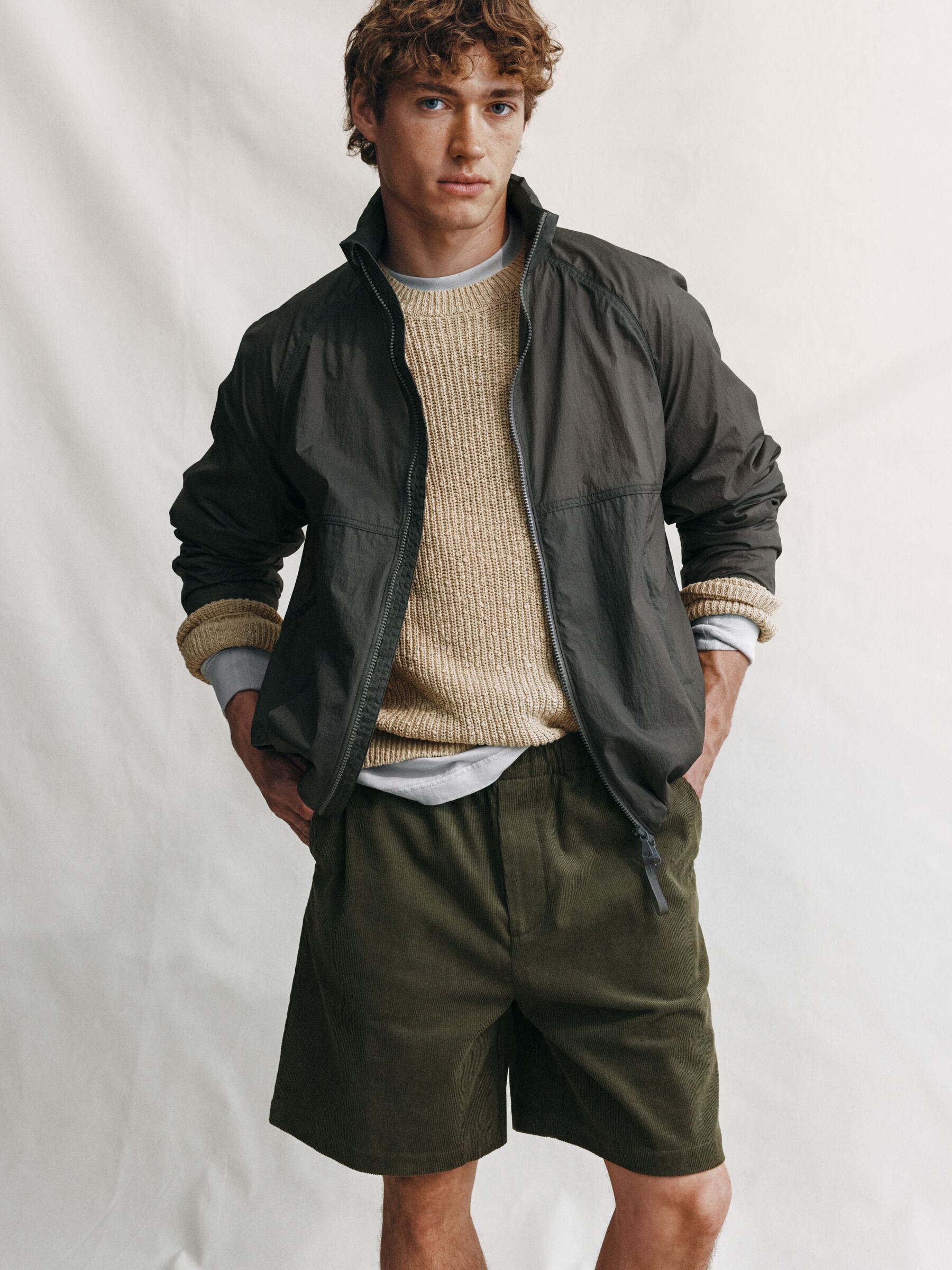 Minimal Windbreaker - Grey - Regular fit - Men - StillMedia/Environmental - 1