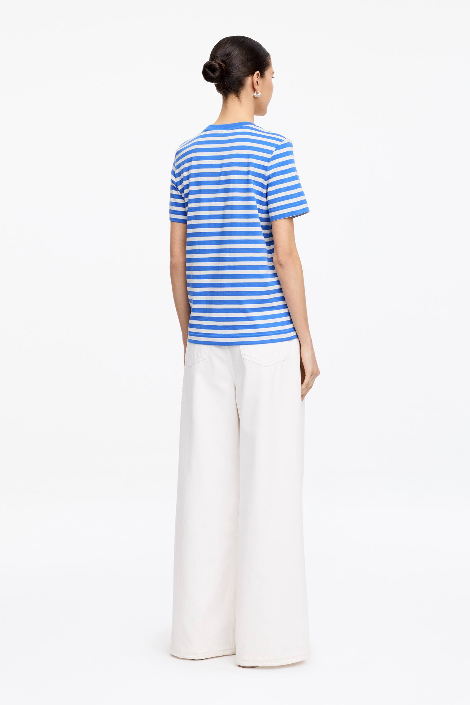 T-shirt signature LILY - Bleu/Blanc/Blanc/Rouge/Gris chiné/Rose/Violet/Blanc/Bleu foncé/Bleu foncé/Rouge/Blanc/Noir/Rose - 3