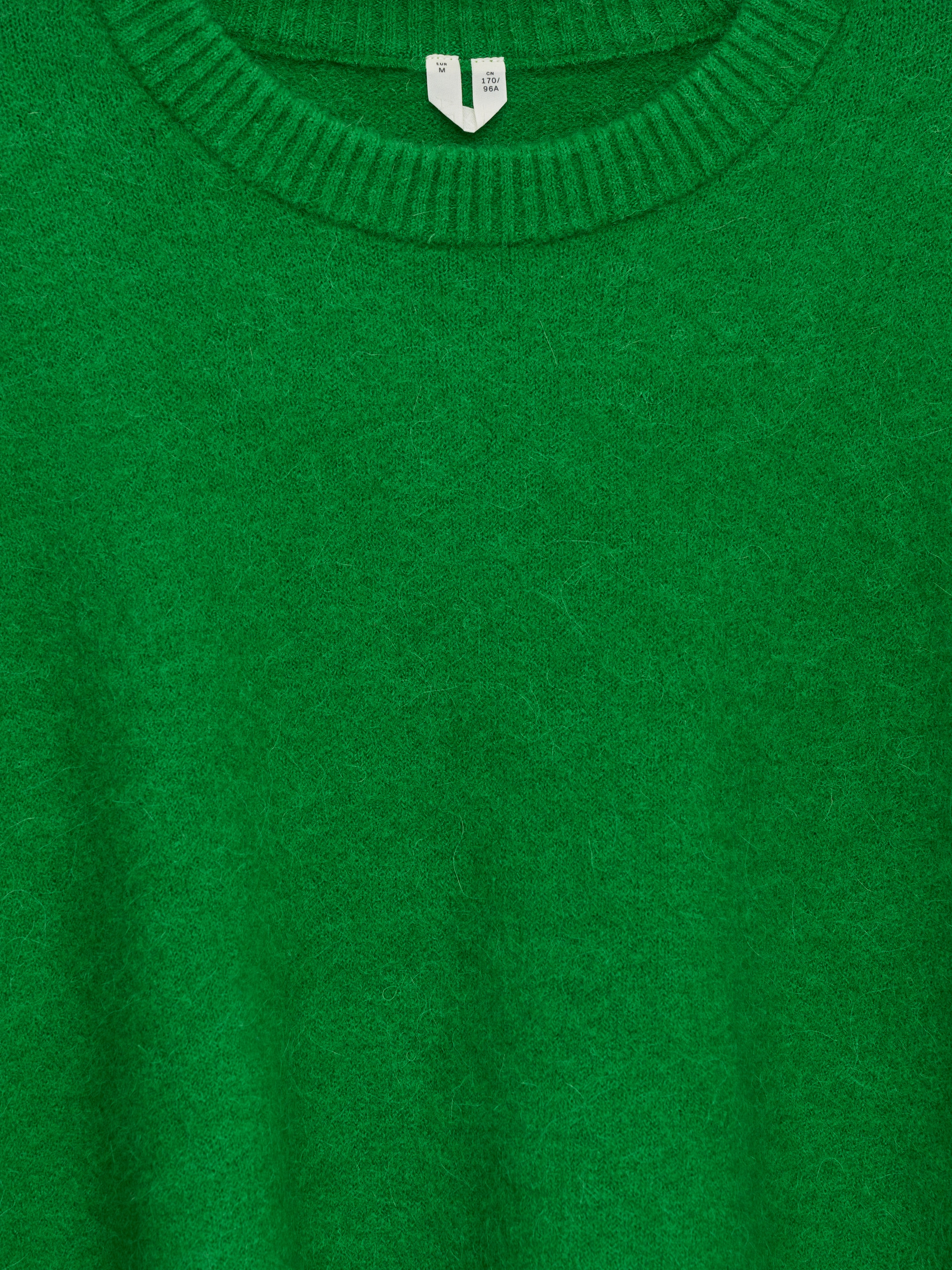 Tröja i alpacka och ull - Ljusgrön - Oversized - Women - StillMedia/DescriptiveDetail - 1