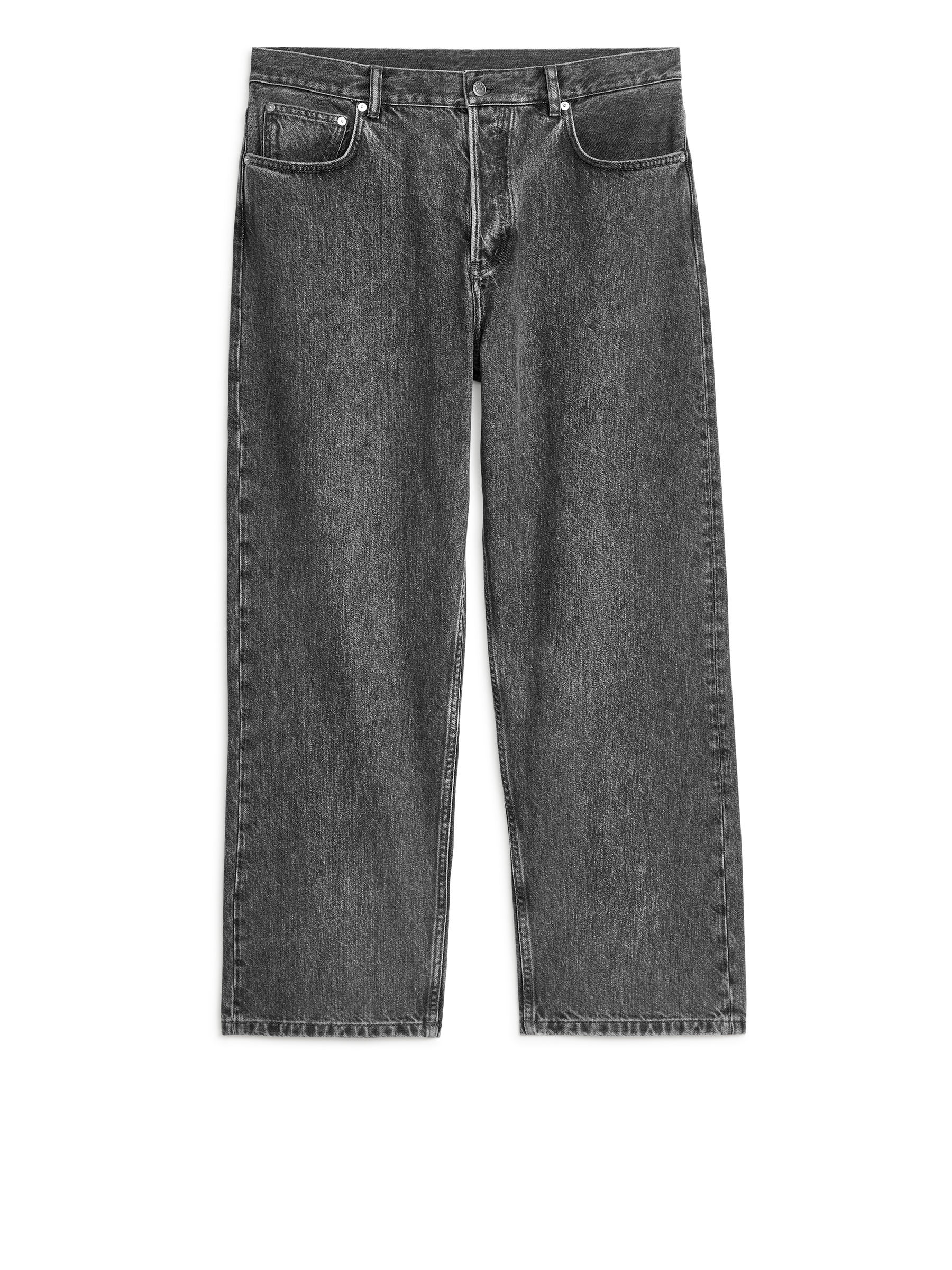 MIST Wide Jeans - Verwaschenes Schwarz - Loose Fit - Herren - StillMedia/DescriptiveStillLife - 1