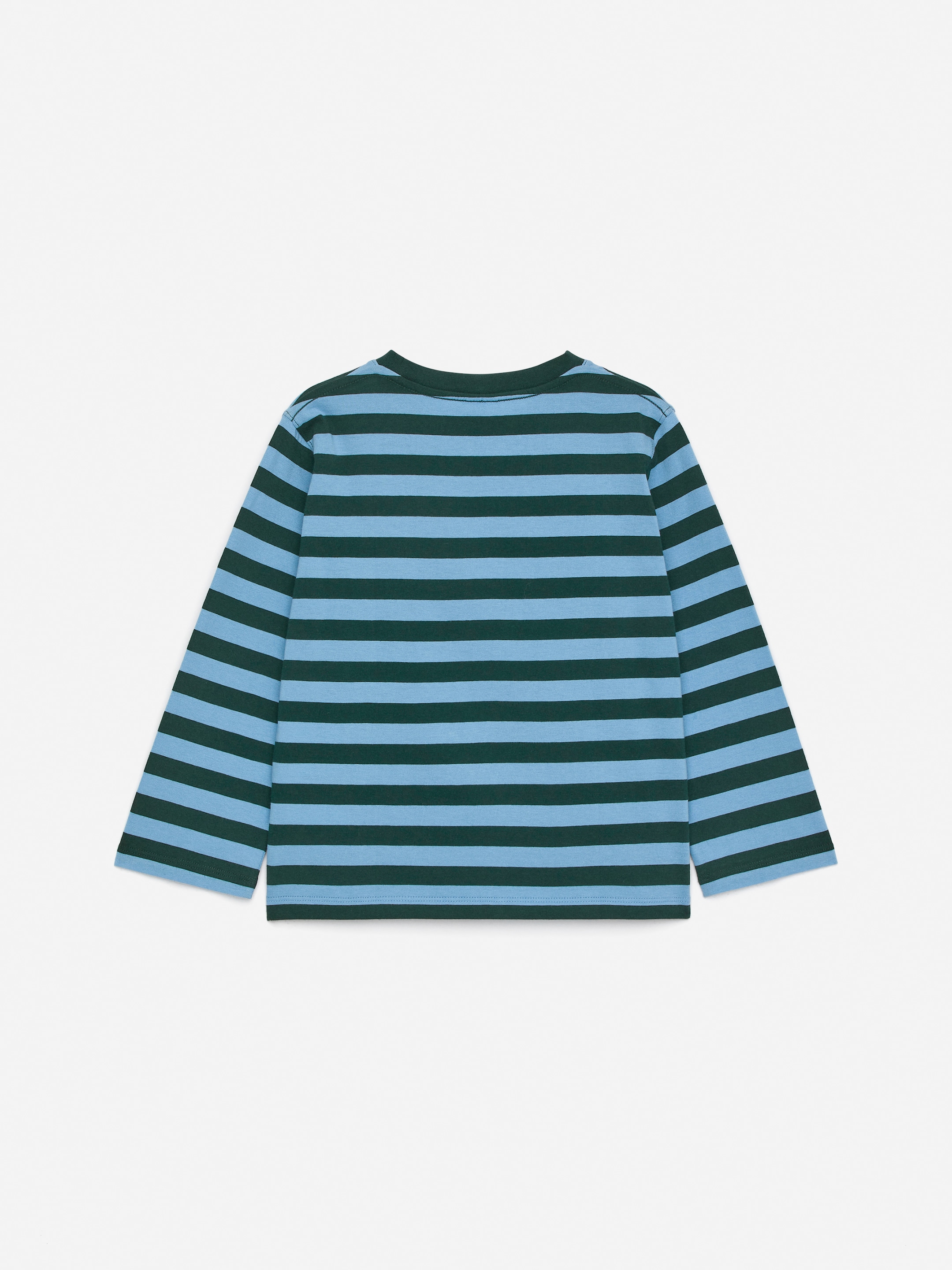 Långärmad t-shirt - Mörkgrön/ljusblå - Relaxed fit - Children - StillMedia/DescriptiveStillLife - 2