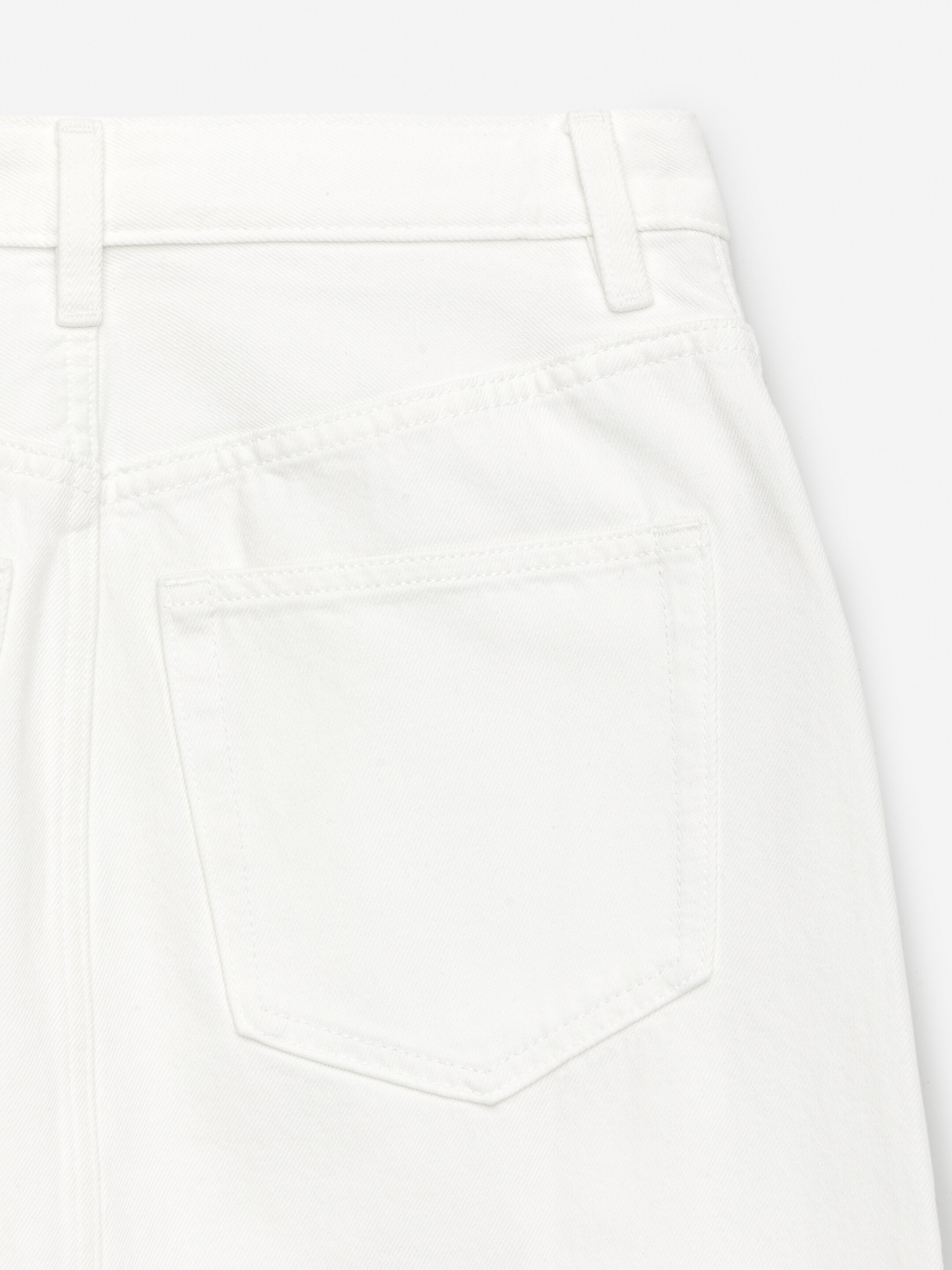 Vezi imaginea mai mare: Fustă din denim cu închidere tip wrap - Alb - FEMEI | H&M RO 6