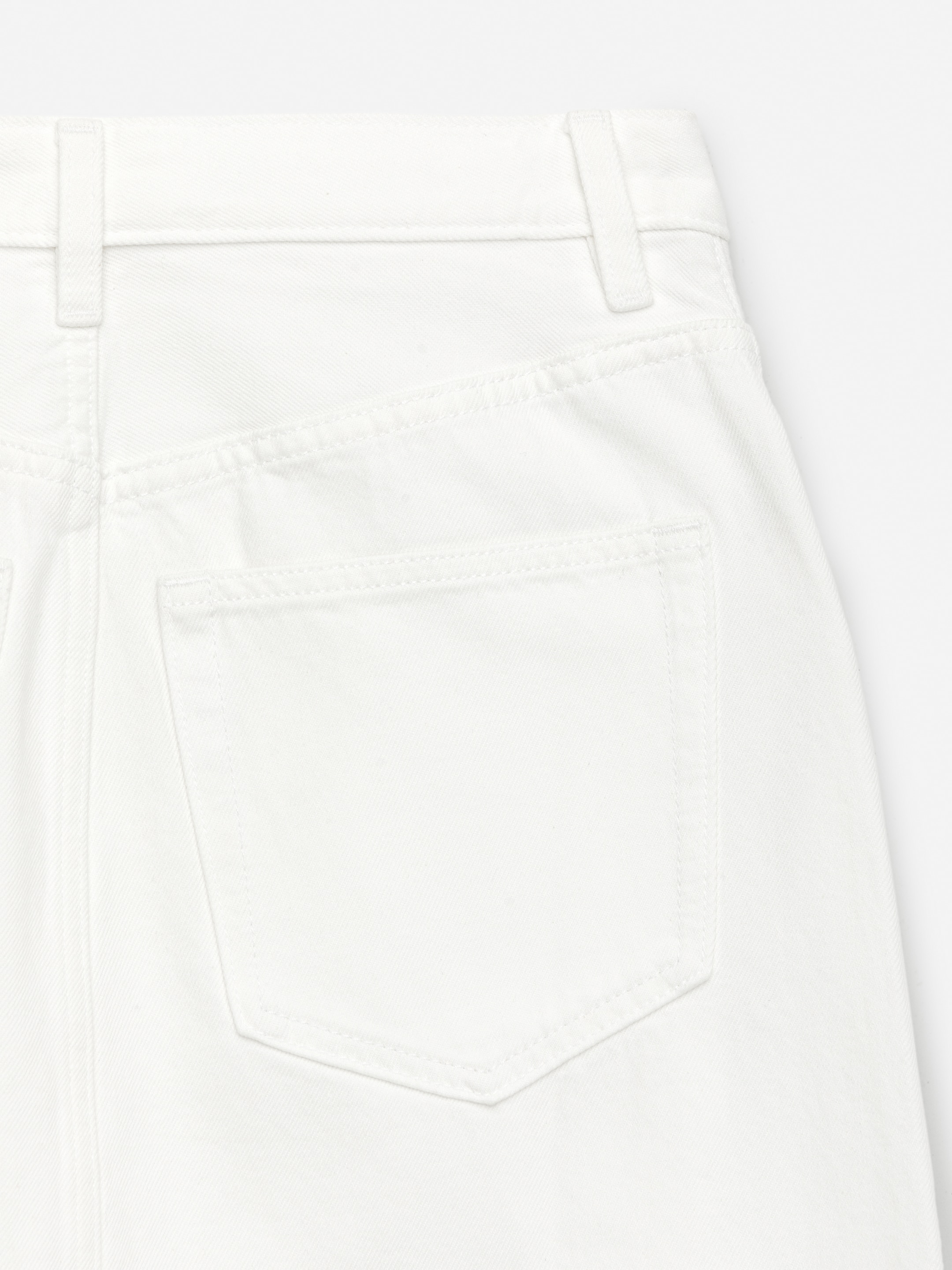 Se større billede: Slå om-nederdel i denim - Hvid - DAME | H&M DK 6