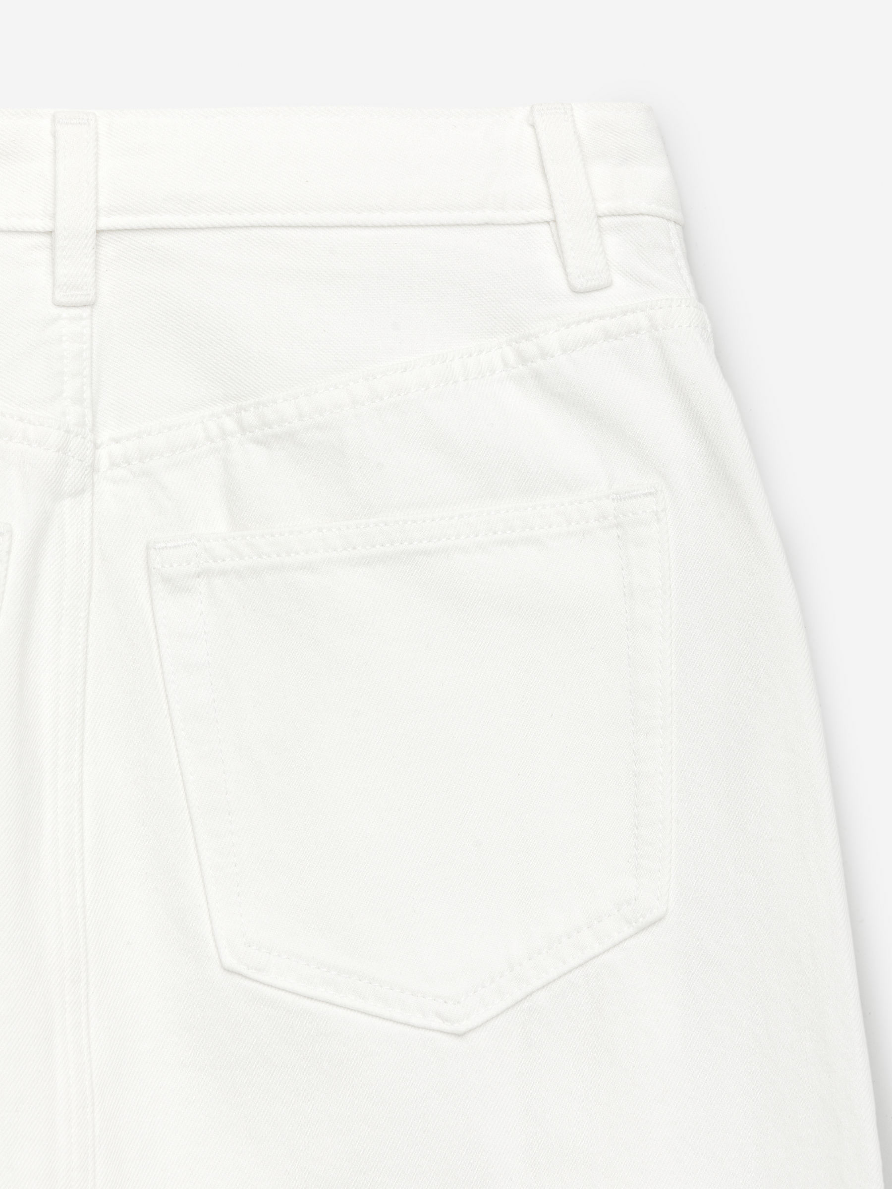 Denim Wrap Skirt - White - Regular fit - Women - StillMedia/DescriptiveDetail - 1