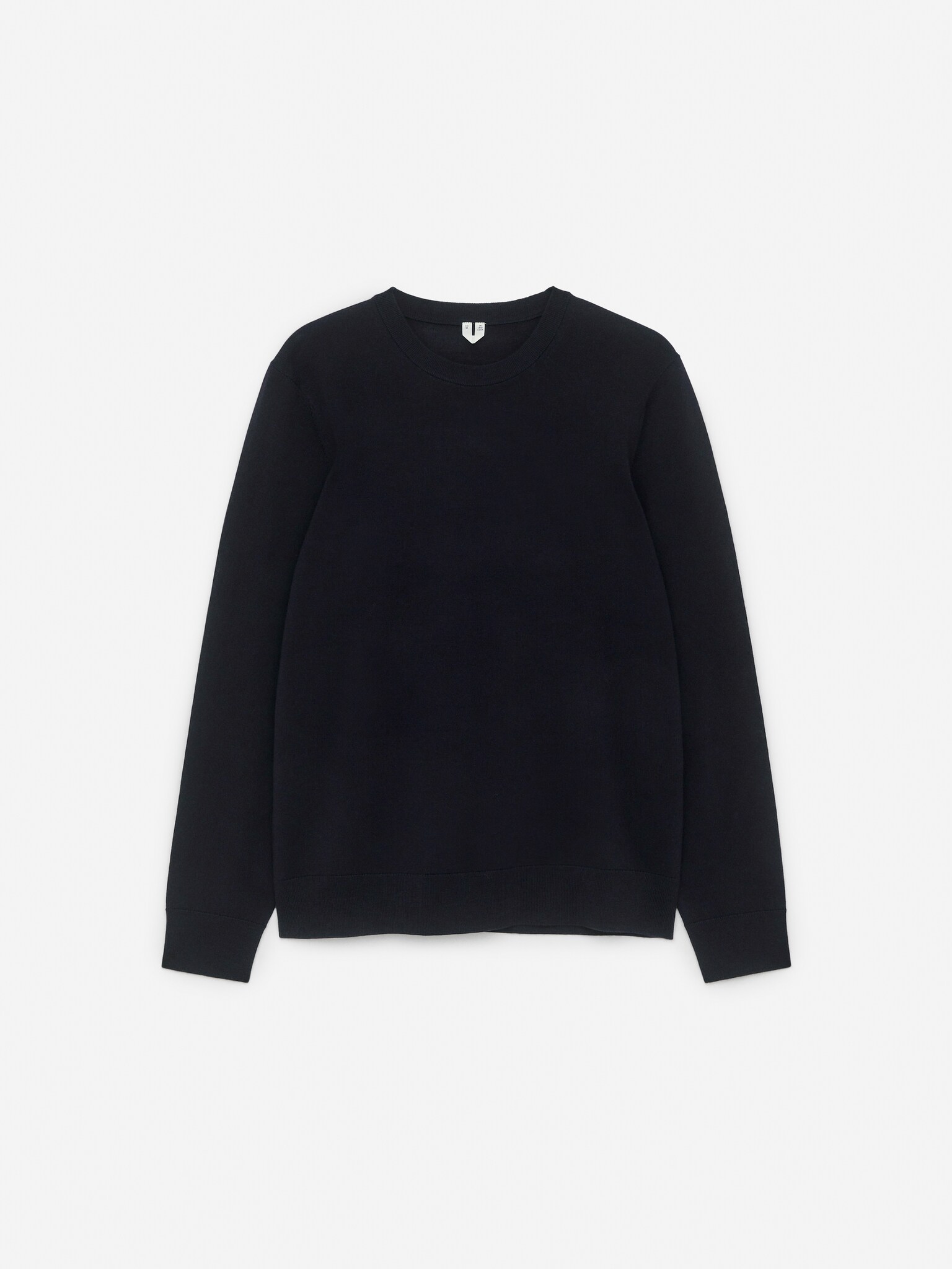 Pull en laine mérinos en maille fine - Bleu foncé/Vert foncé/Gris chiné/Marron foncé/Taupe foncé/Noir - 2