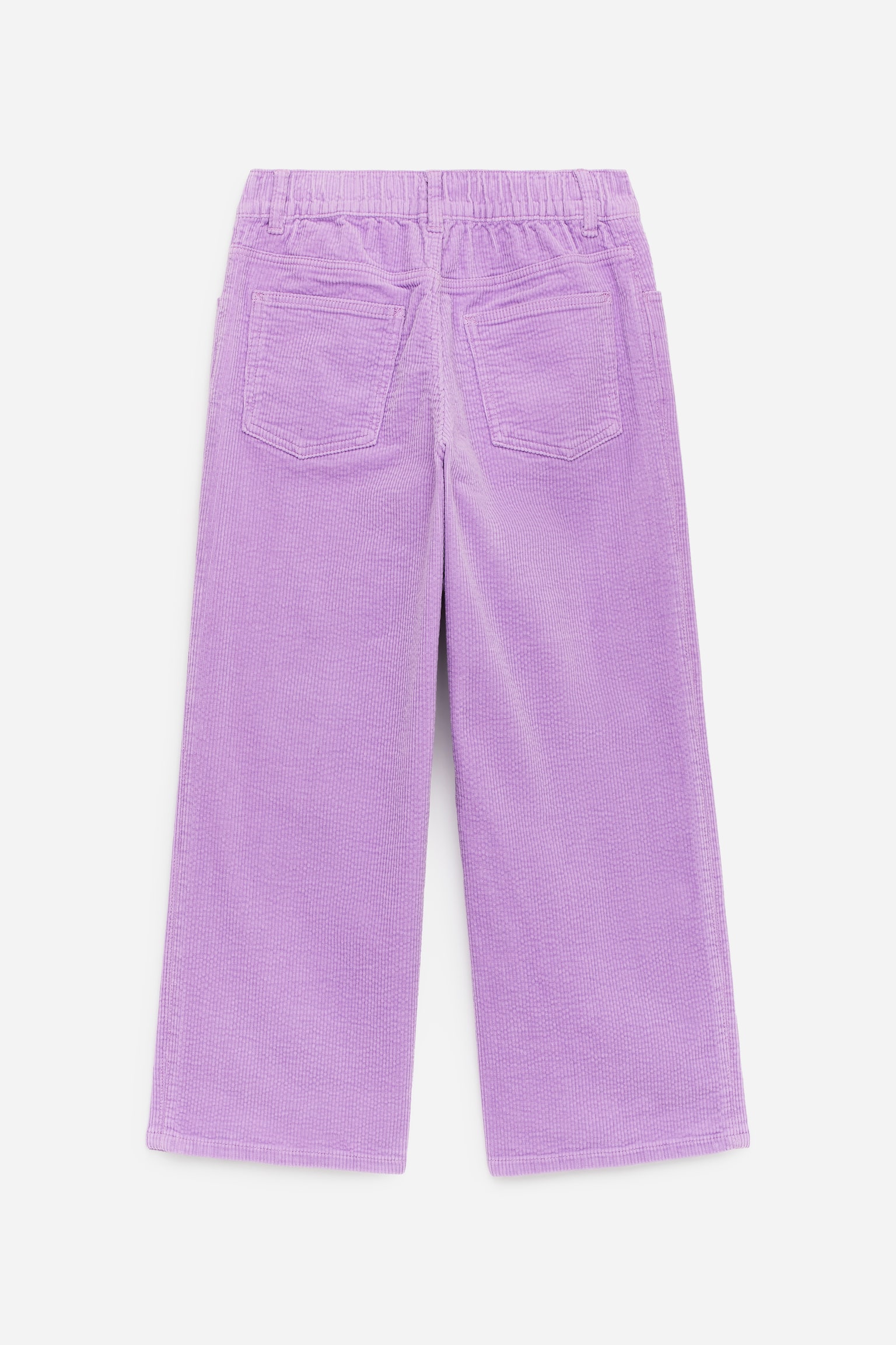 Pantalon large en velours côtelé - Mauve/Bordeaux - 2