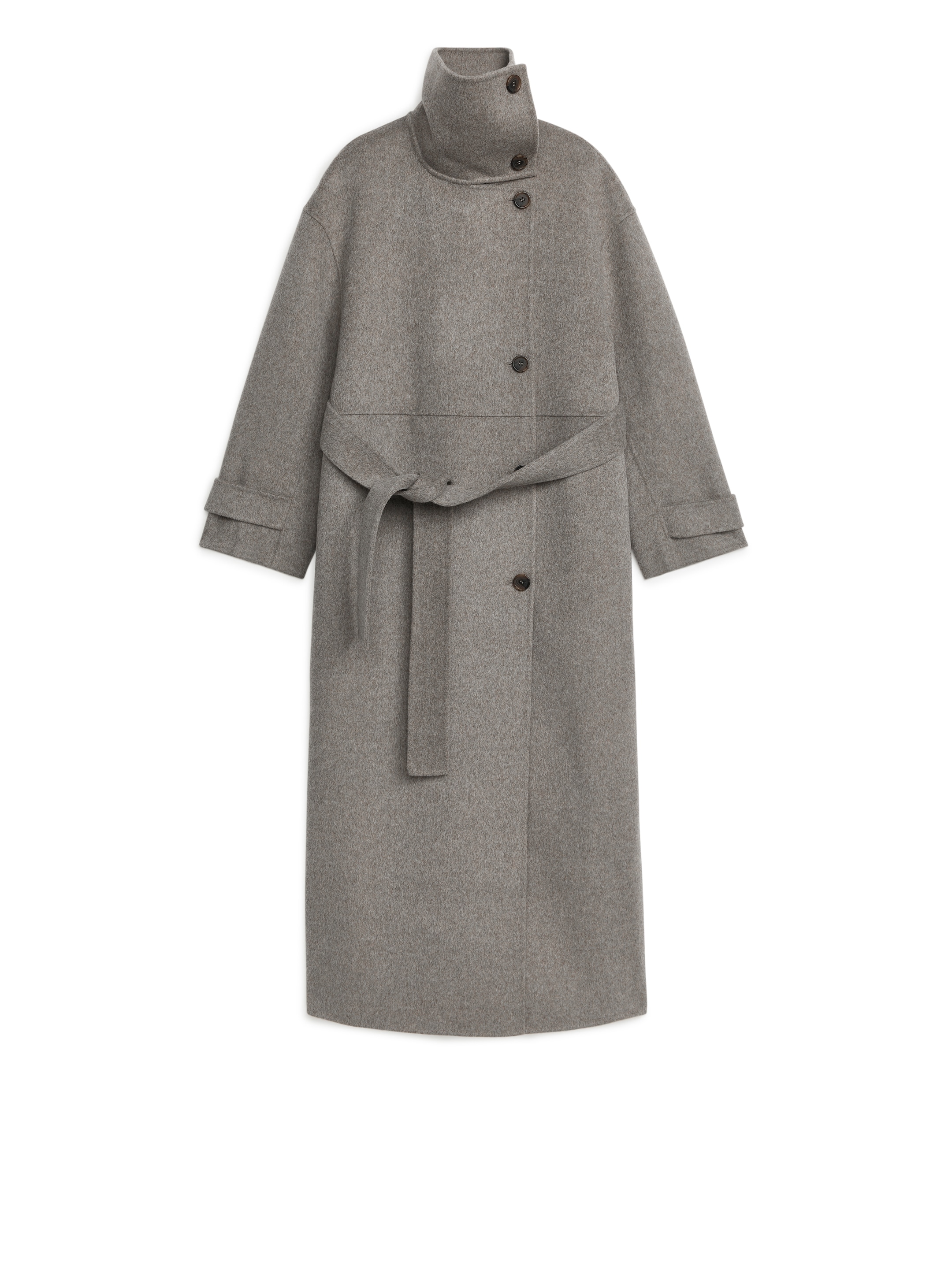Größeres Bild ansehen: Doubleface-Mantel aus Wolle - Taupe - Ladies | H&M DE 2