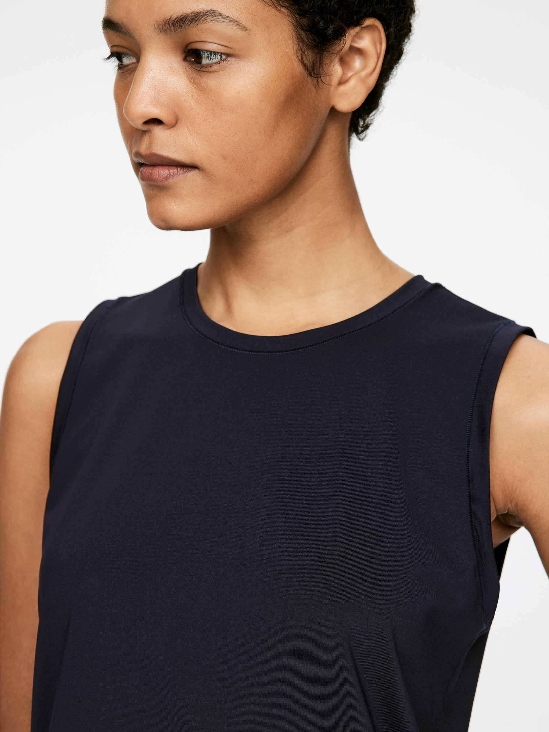 Active Tank Top - Dark Blue - Loose fit - Women - StillMedia/Lookbook - 5