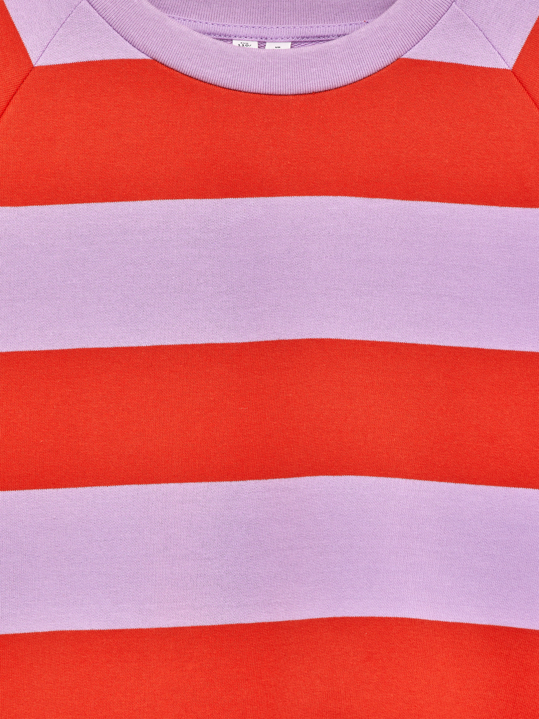 Relaxed Sweatshirt - Lilac/Red - Oversized - Children - StillMedia/DescriptiveDetail - 1