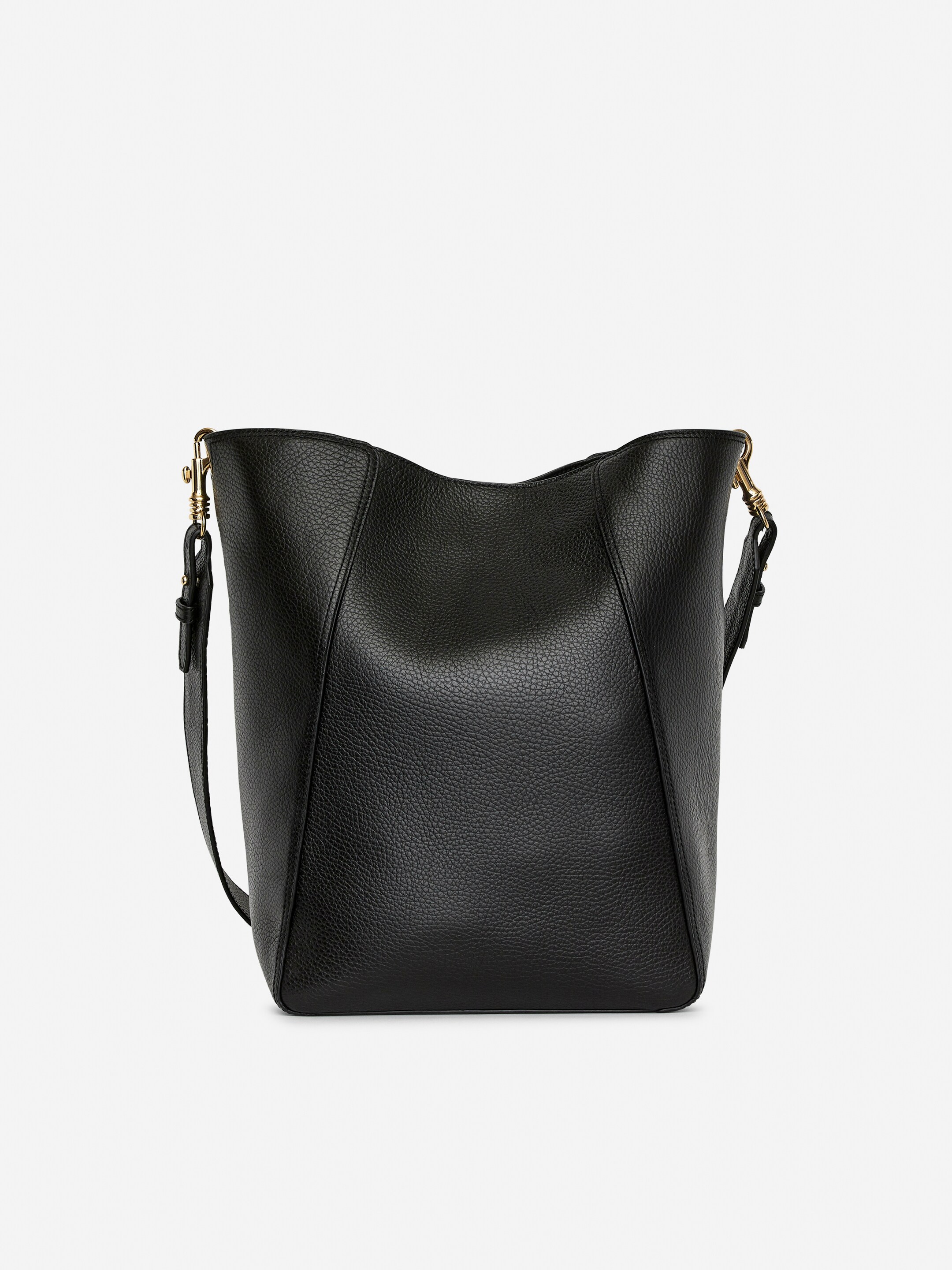 Größeres Bild ansehen: Bucket Bag aus Leder - Schwarz - Ladies | H&M DE 1