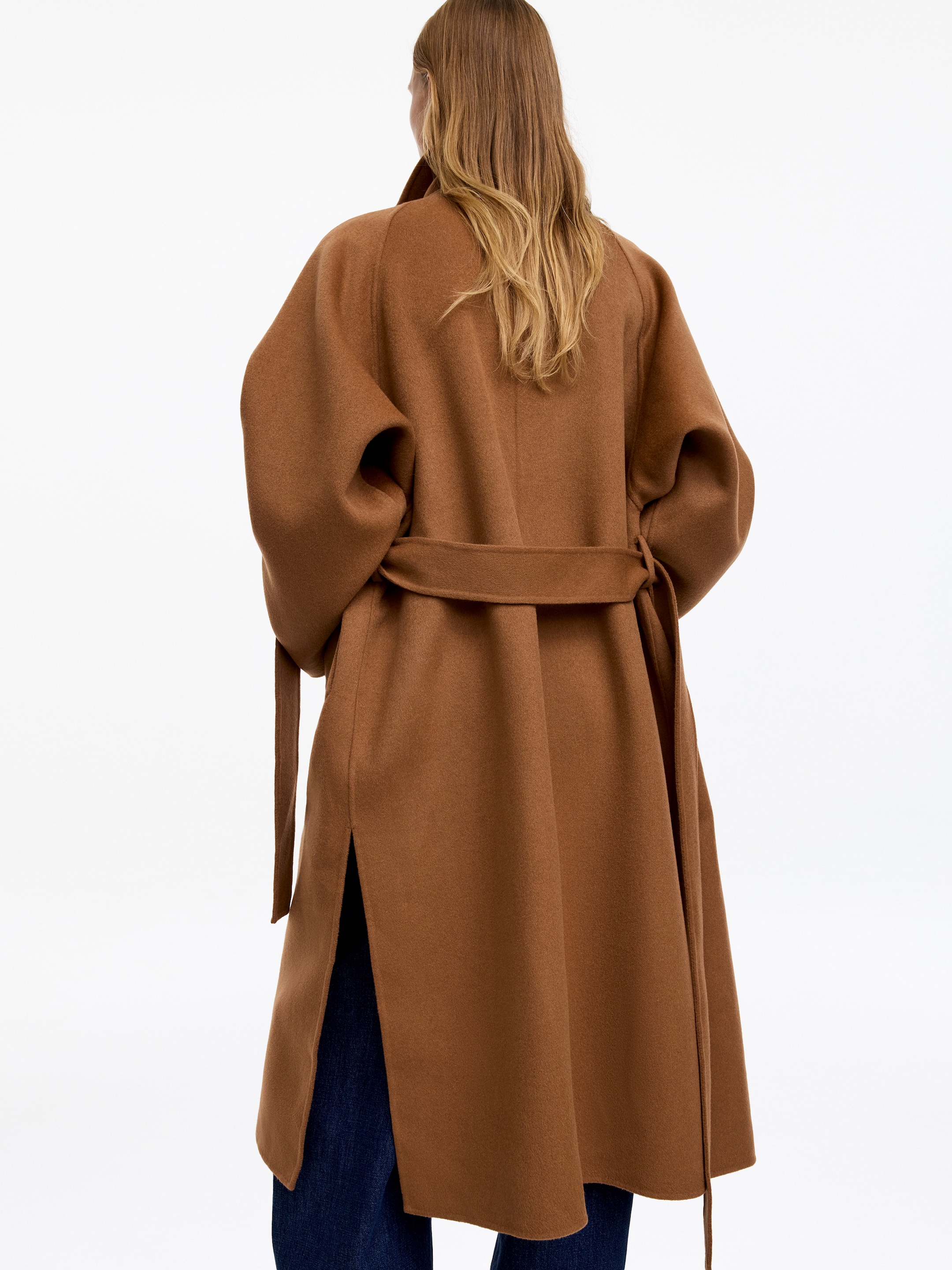 Doubleface-Mantel aus Wollmischung - Kamel - Relaxed Fit - women - StillMedia/Lookbook - 2