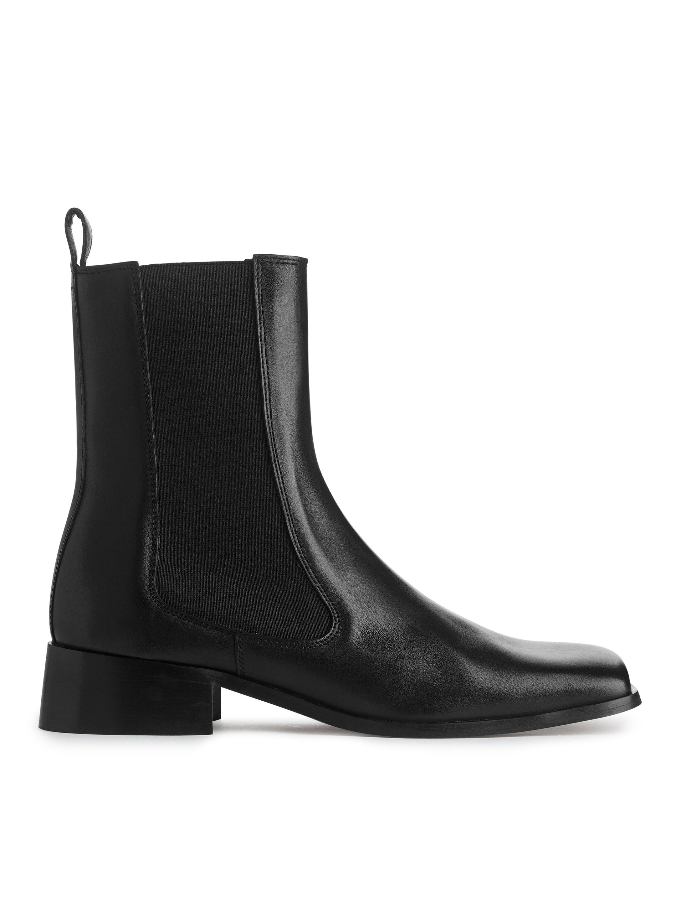 Größeres Bild ansehen: Chelsea Boot mit eckiger Spitze - Schwarz - Ladies | H&M DE 1