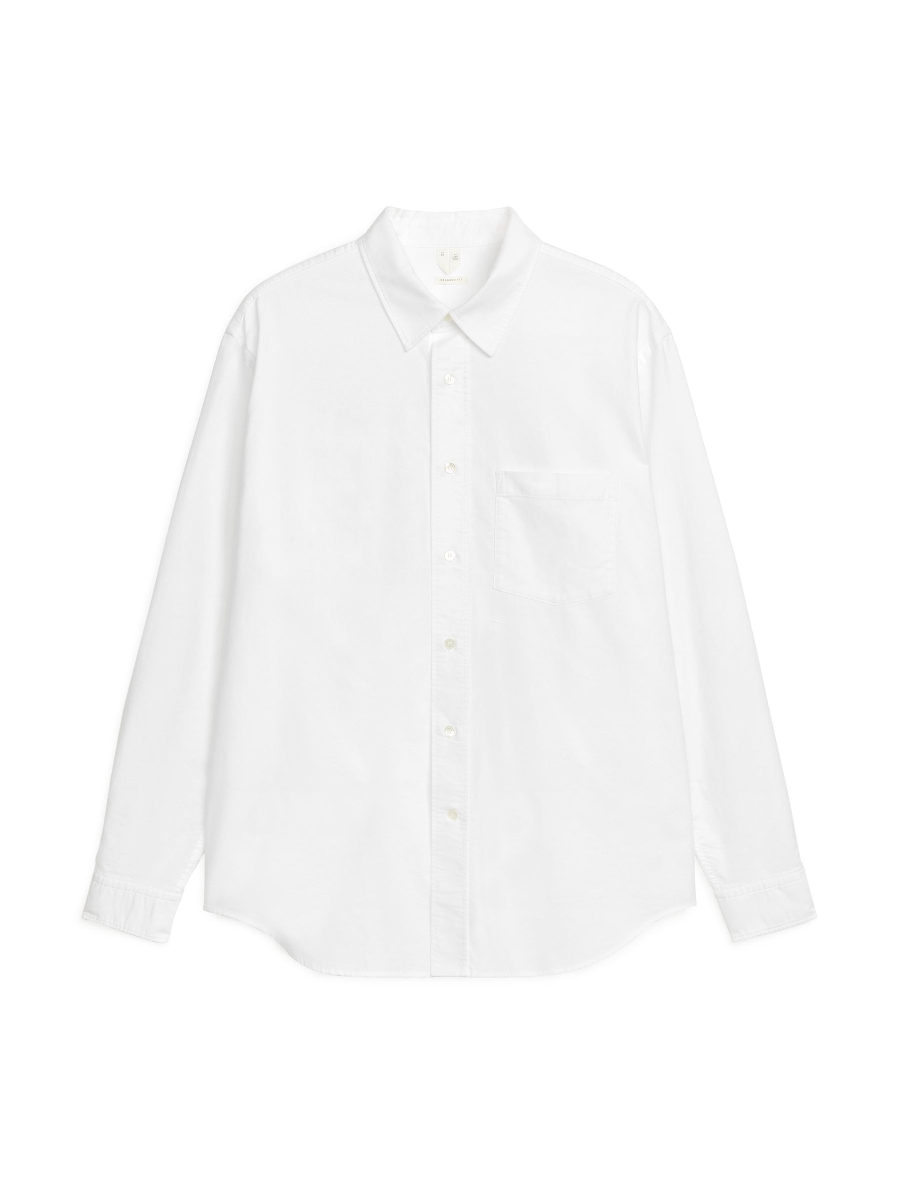 Camisa Oxford holgada-#FFFFFF-9772