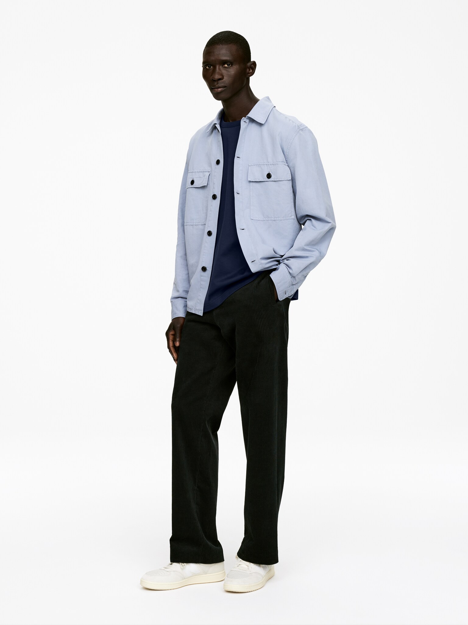T-shirt oversize 270 GSM - Bleu foncé/Avoine/Blanc/Noir/Taupe foncé - 3