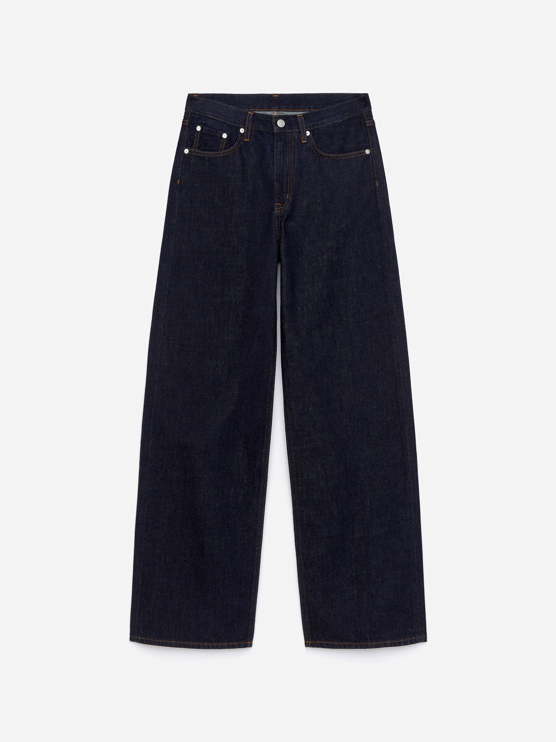 View larger image: CORAL Wide Jeans - Dark Blue - Ladies | H&M GB 5