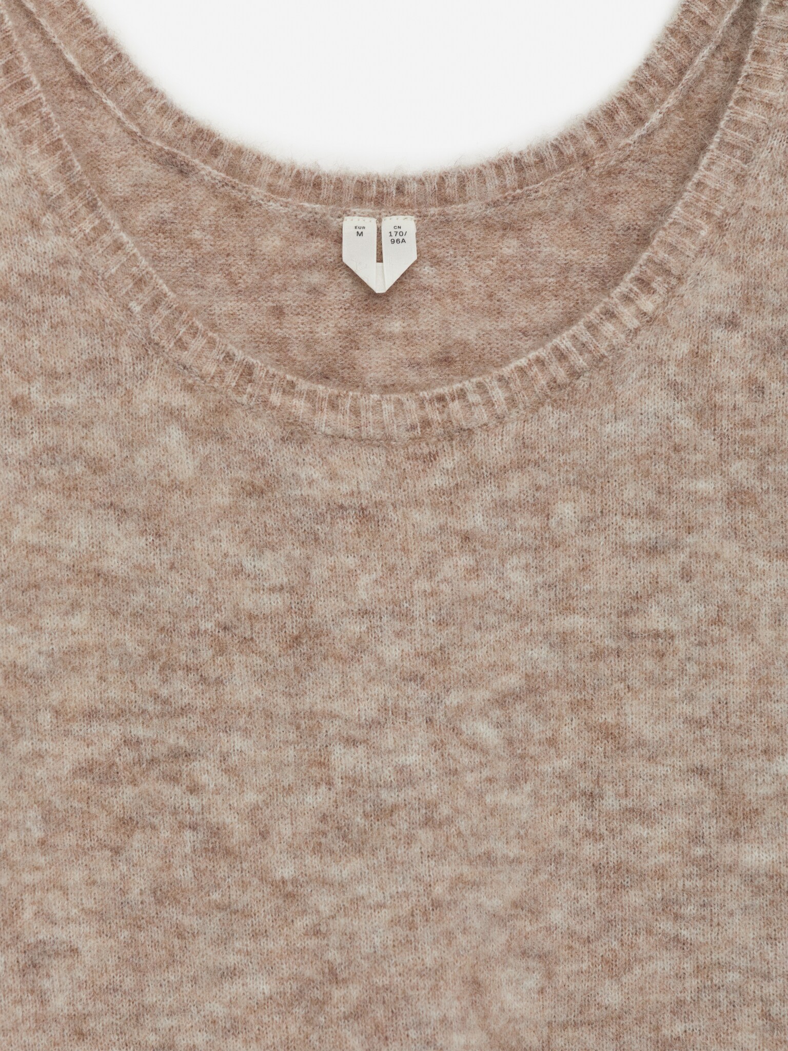 Haut en mélange de laine et d'alpaga - Beige - 2
