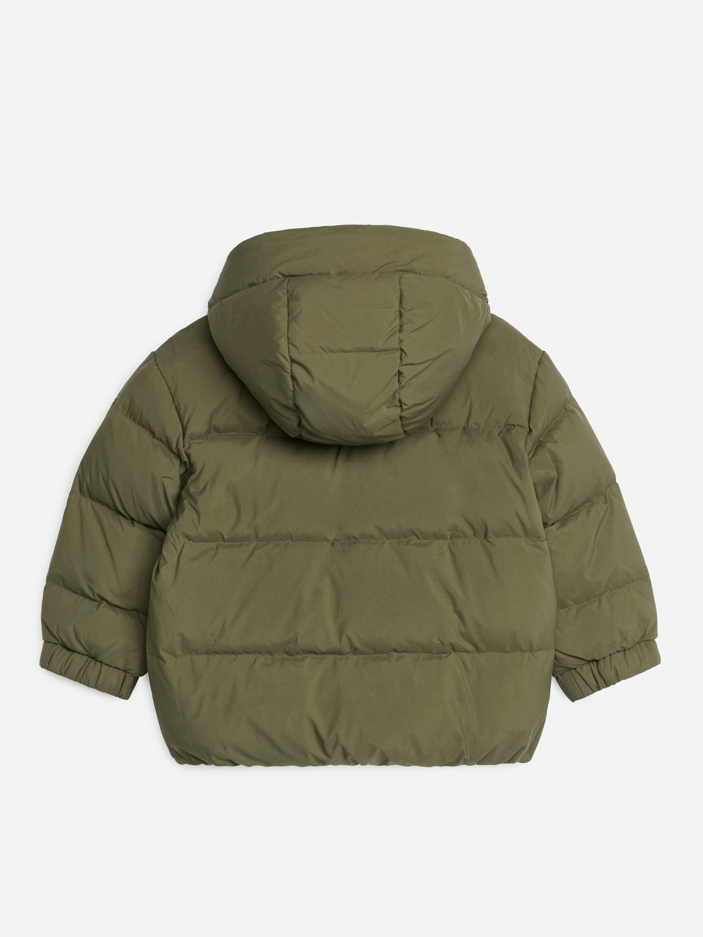 Upcycled Down Jacket - Khaki Green - Regular fit - Children - StillMedia/DescriptiveStillLife - 1