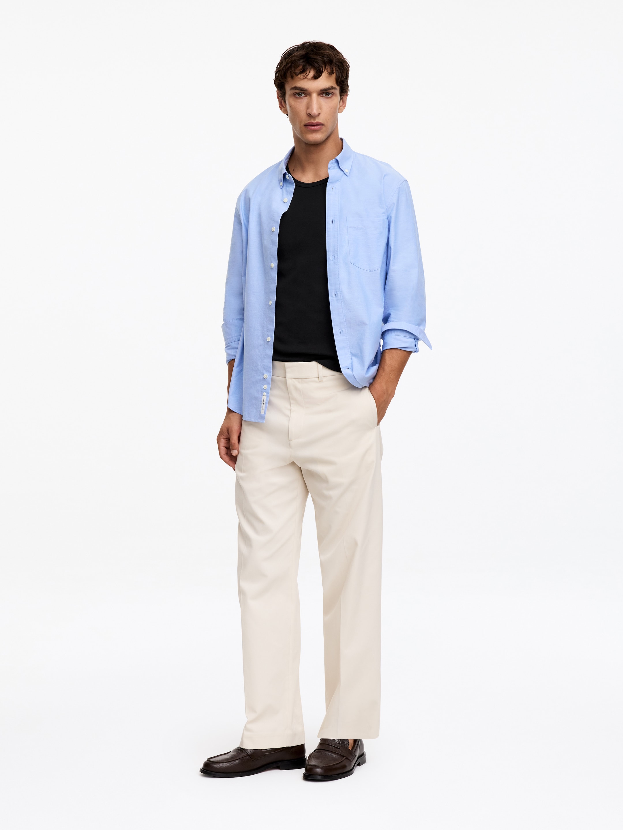 Top de tirantes de tipo deportivo de canalé - Negro - Corte ajustado - Men - StillMedia/Lookbook - 4