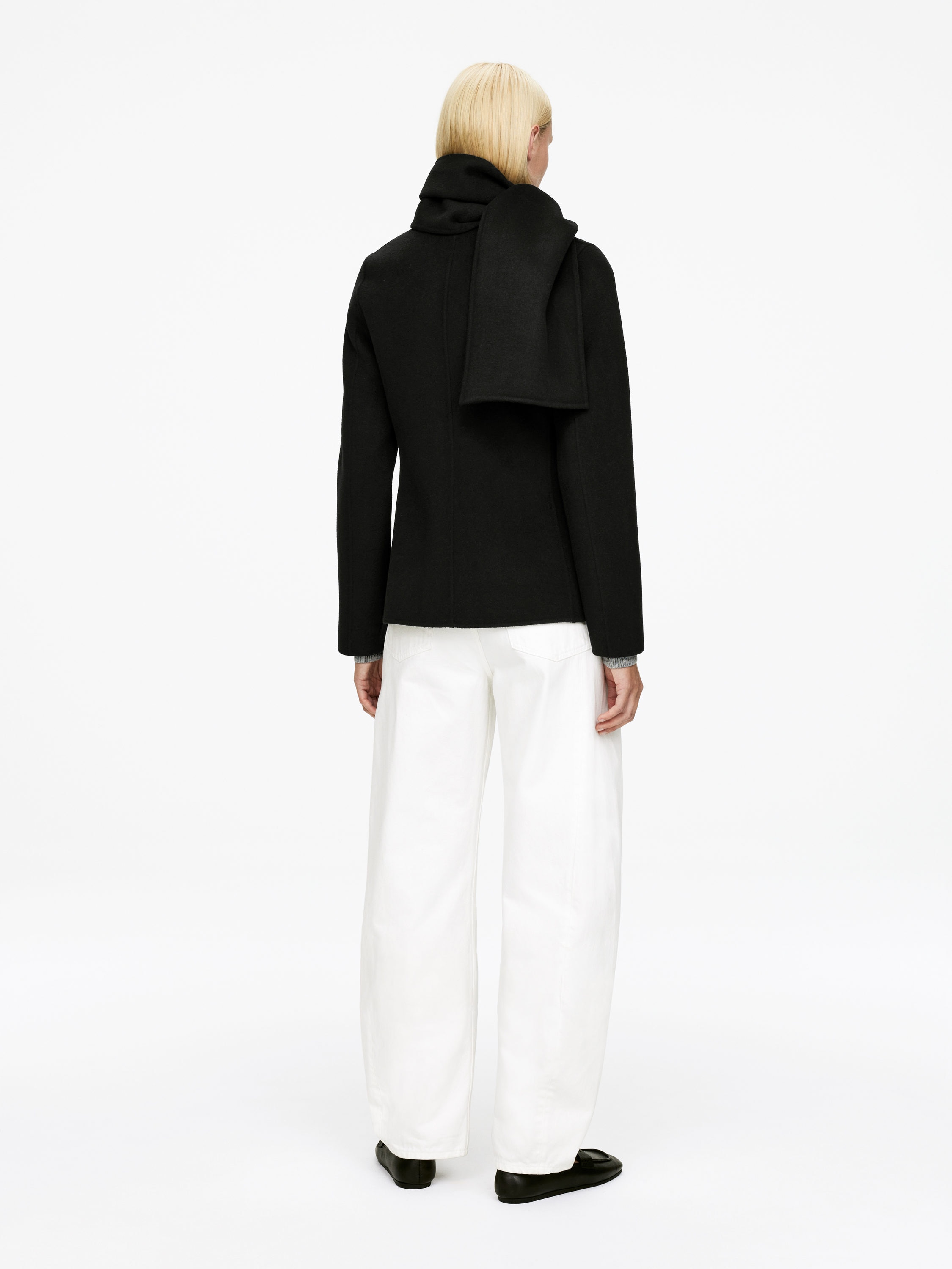 Doublé Wool-Blend Blazer - Black - Slim fit - Women - StillMedia/Lookbook - 7