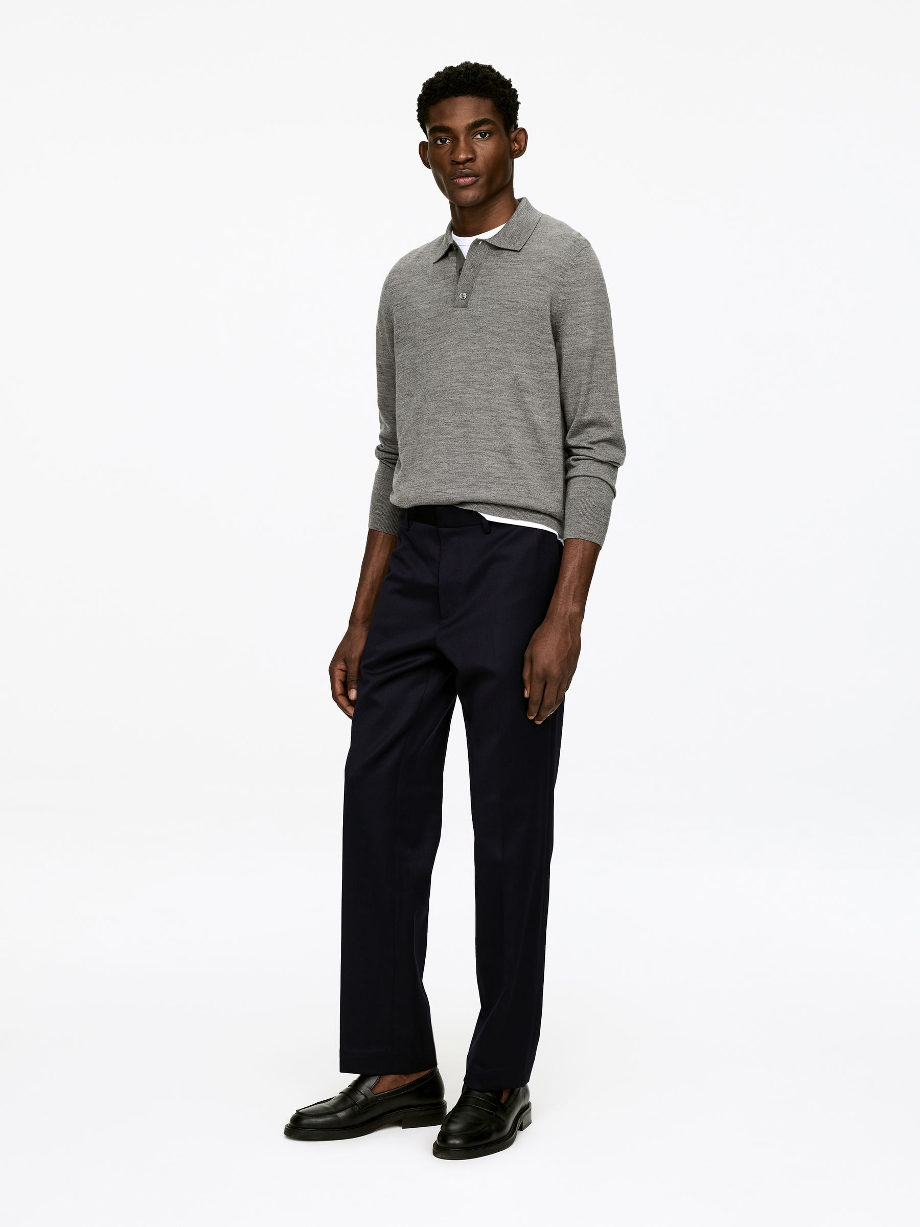 Wool-Cotton Trousers-#272930-17433