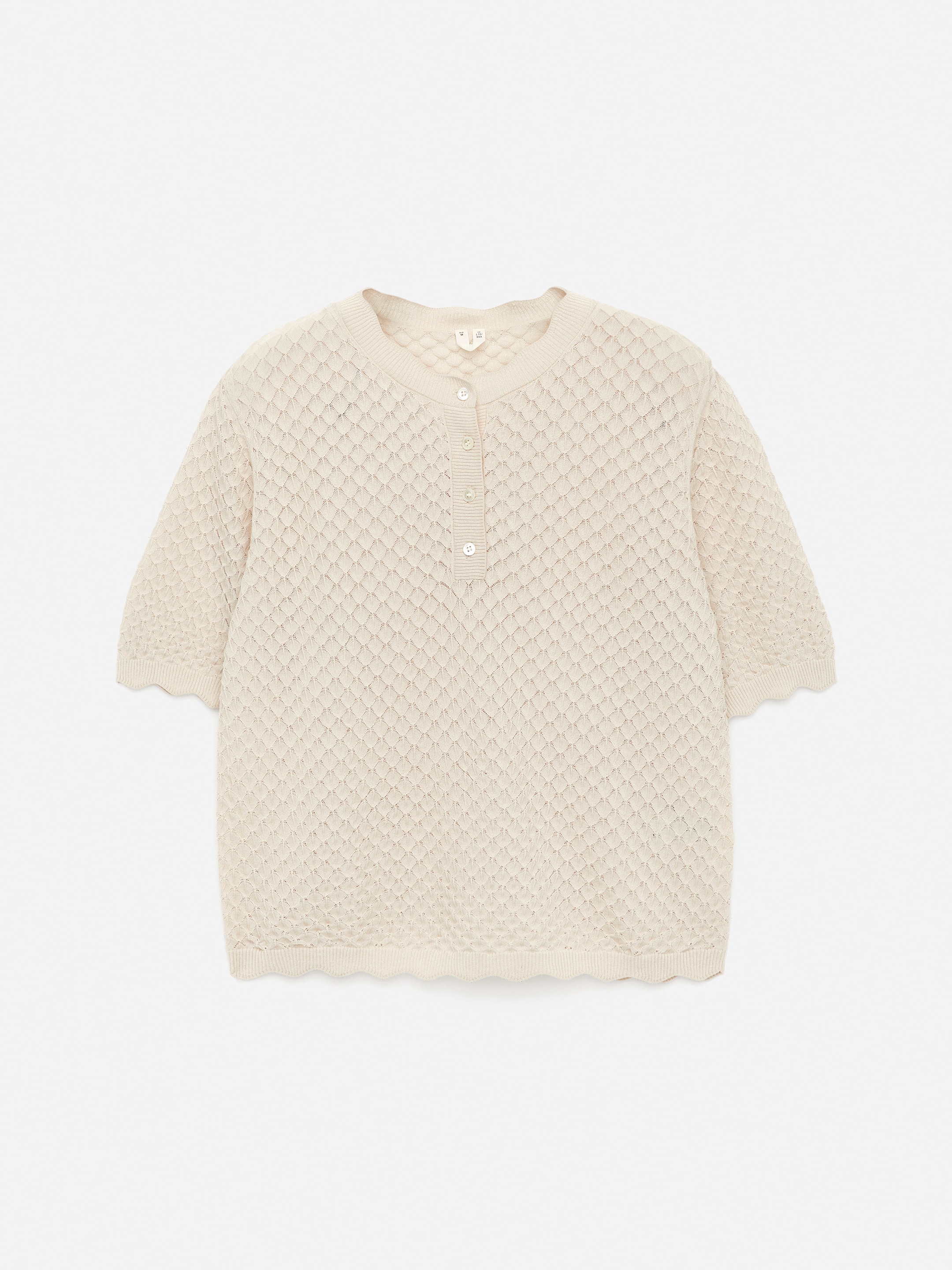 Grotere afbeelding bekijken: Opengebreide top - Light Beige - DAMES | H&M BE 6